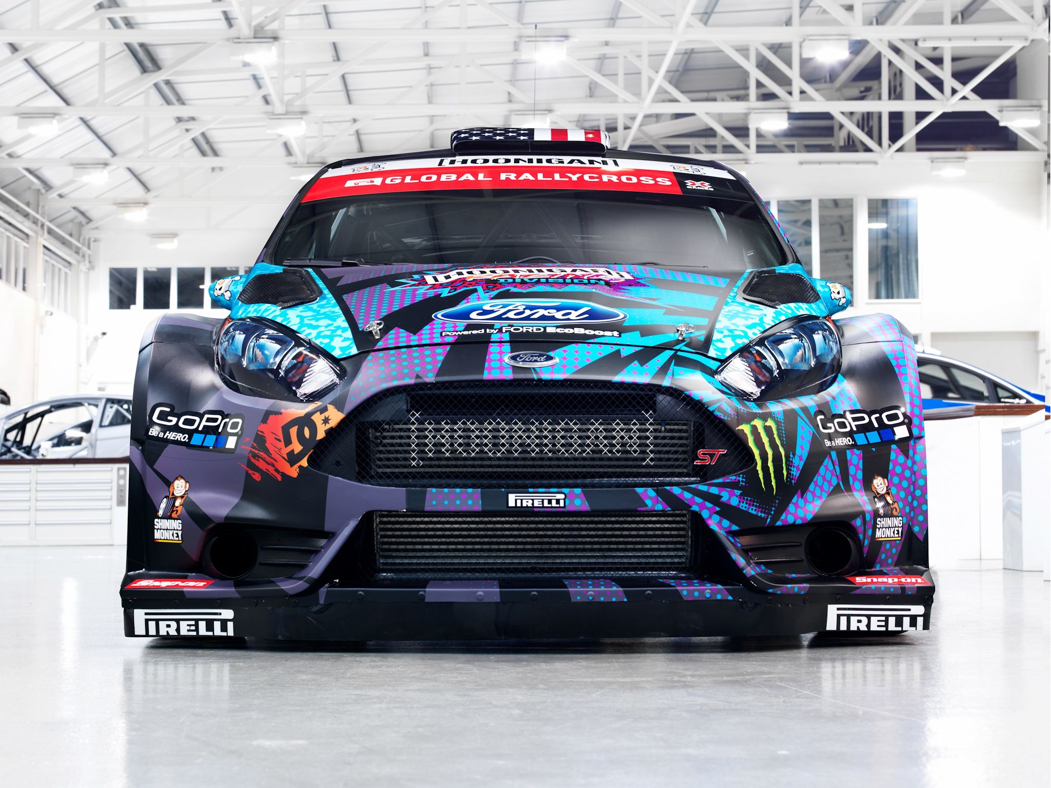 Ford Fiesta ST Rallycross Hoonigan, 2048x1536 Hi-Res, PC