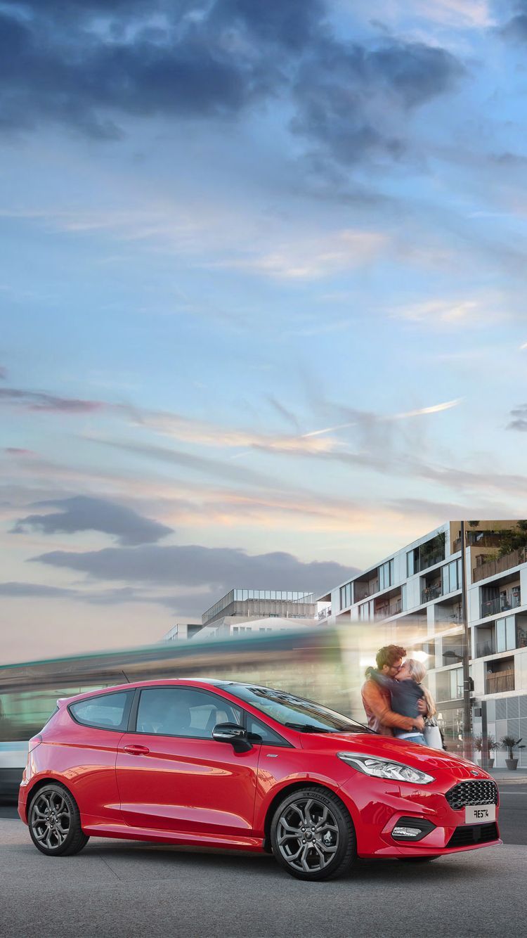 Ford Fiesta ST rossa, 750x1334 Verticale, Telefono