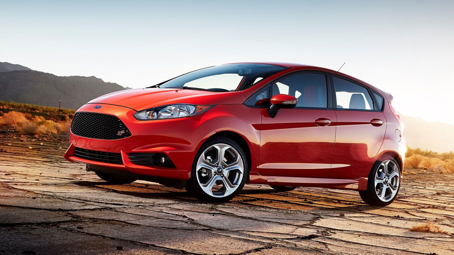 Ford Fiesta ST rossa, 1920x1080 Full HD 1080p, Laptop