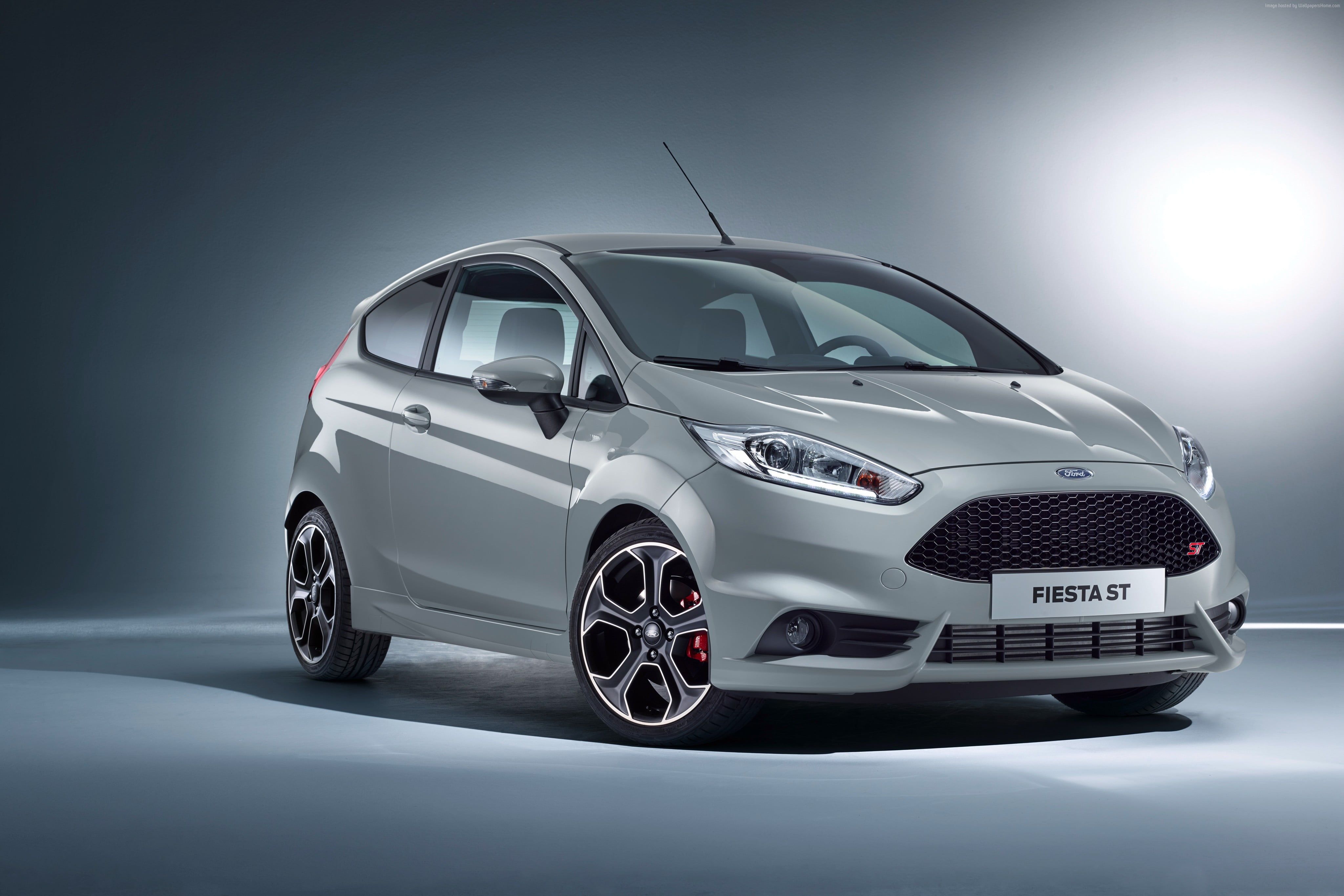 Ford Fiesta ST argento, 4096x2731 UHD, PC 4K