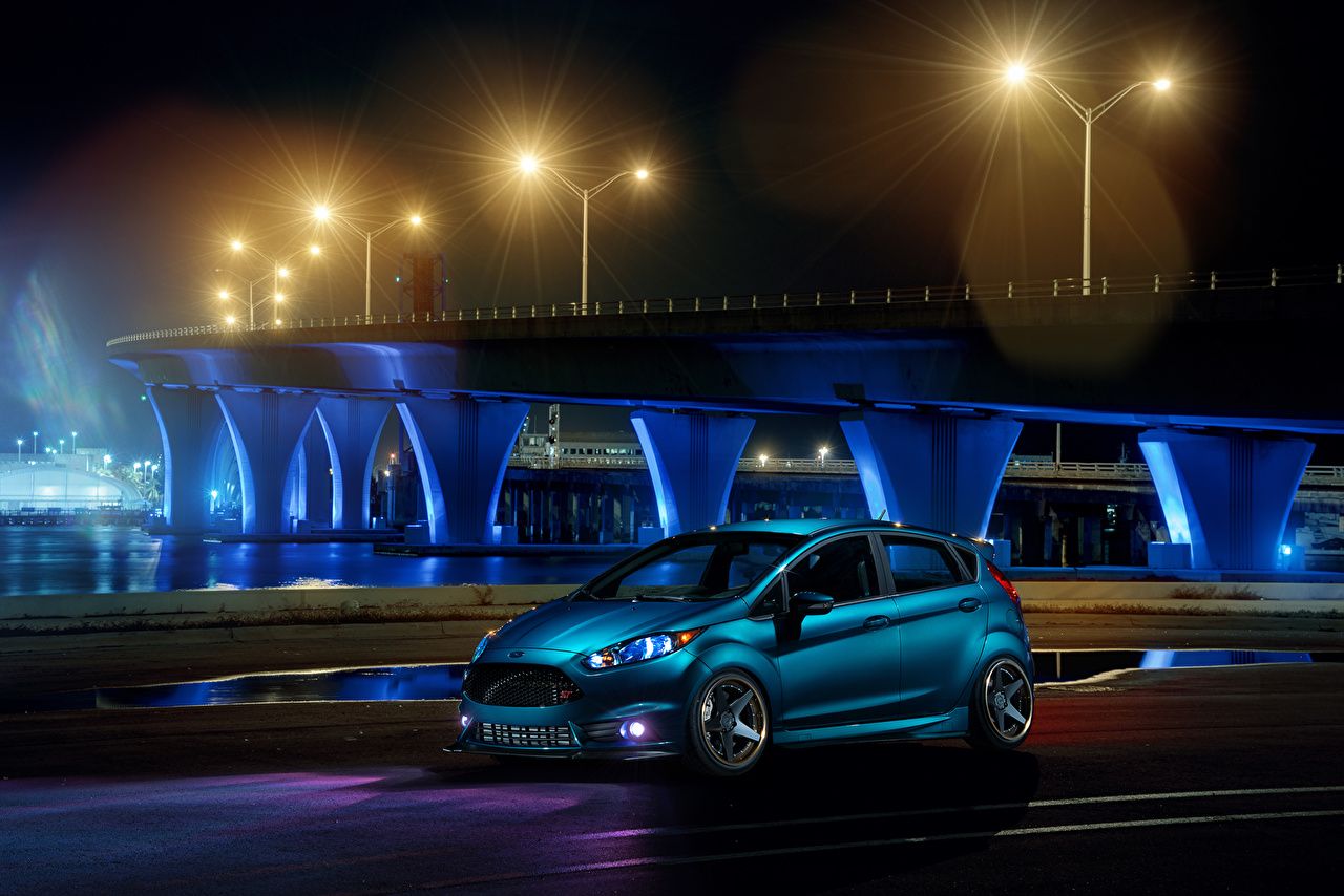 Ford Fiesta ST notturna ponte, 1280x854 720p, Laptop