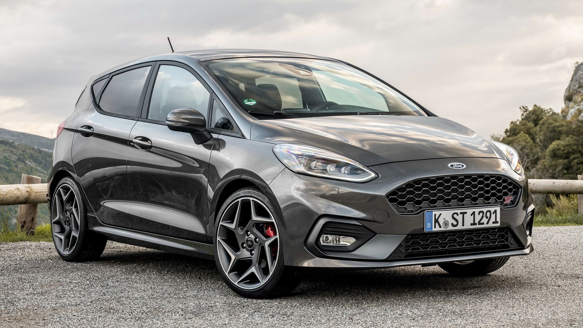 Ford Fiesta ST grigia, 1920x1080 Full HD 1080p, Desktop