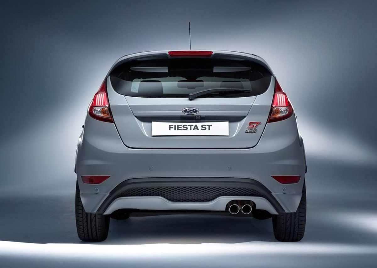 Ford Fiesta ST grigia posteriore, 1200x851 HD, Laptop
