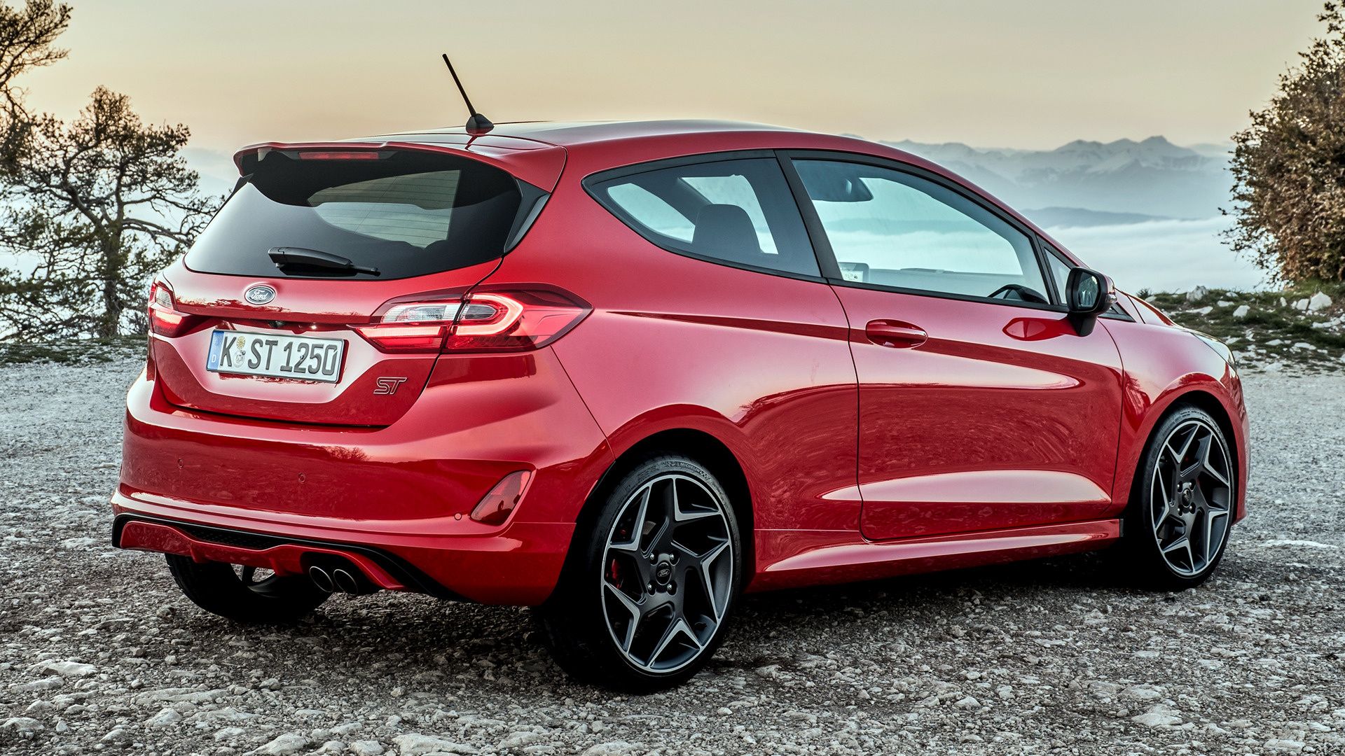 Ford Fiesta ST rossa, 1920x1080 Full HD 1080p, Desktop