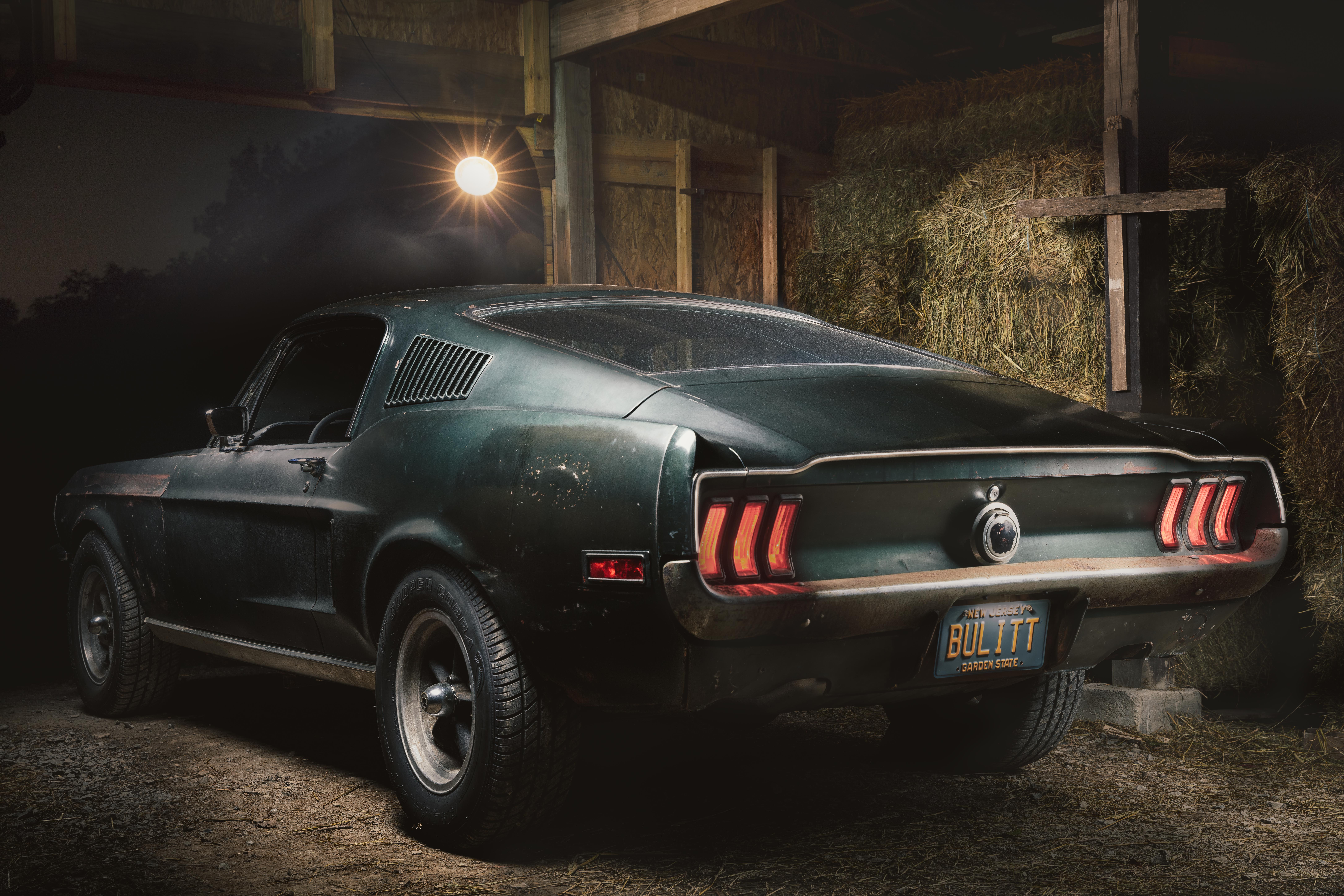 Ford Mustang Fastback verde scuro, 8688x5792 4K, Smart TV 4K