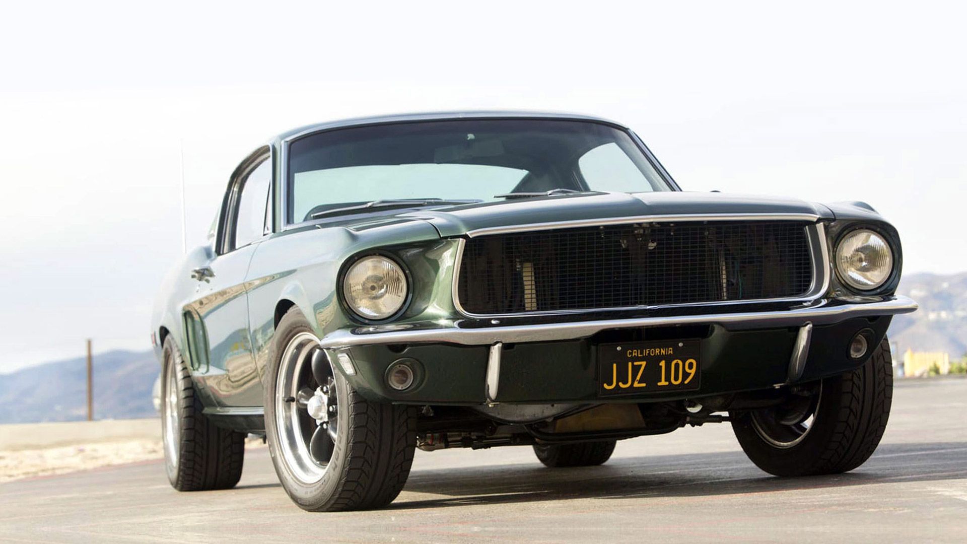 Ford Mustang verde d'epoca, 1920x1080 Full HD 1080p, PC Desktop