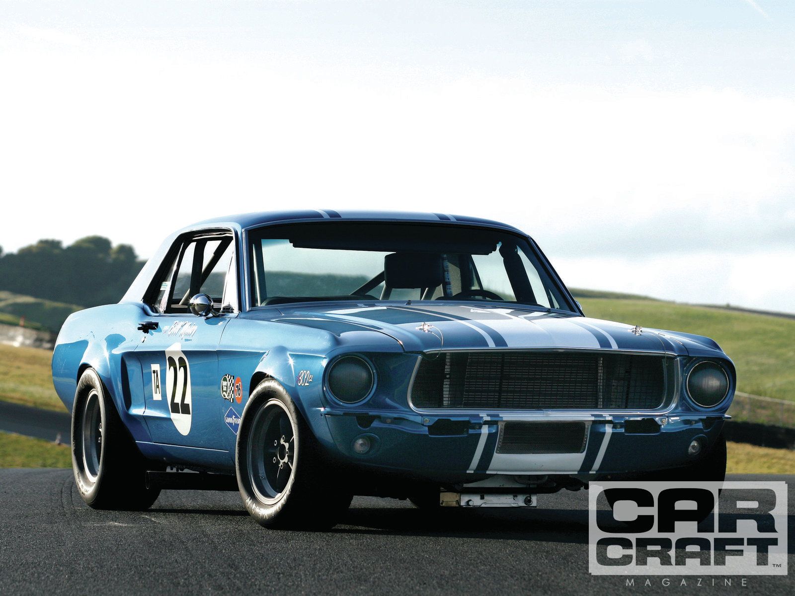 Ford Mustang blu 1968 racing, 1600x1200 900p, HP Laptop