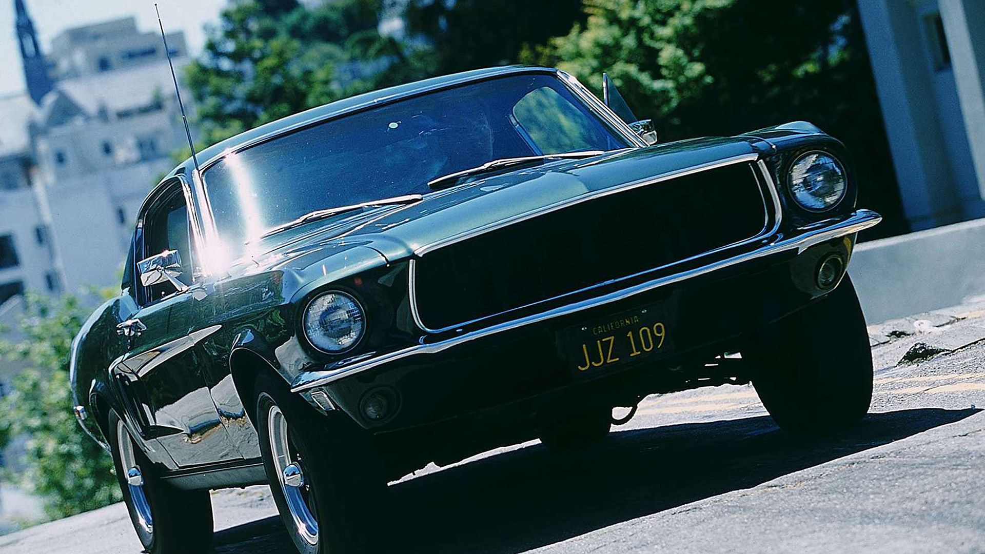 Ford Mustang 1968 verde scuro, 1920x1080 1080p, Desktop