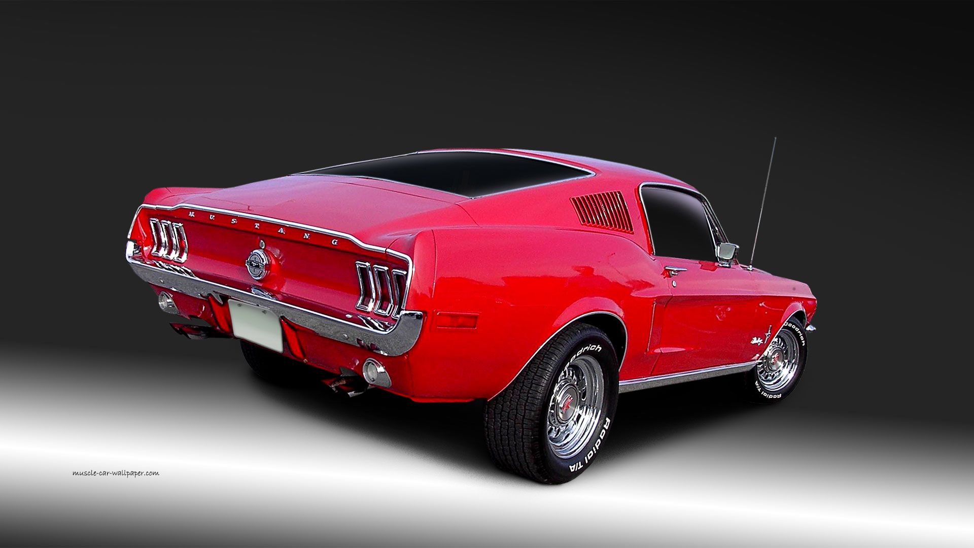 Ford Mustang rossa 1968, 1920x1080 Full HD 1080p, Desktop