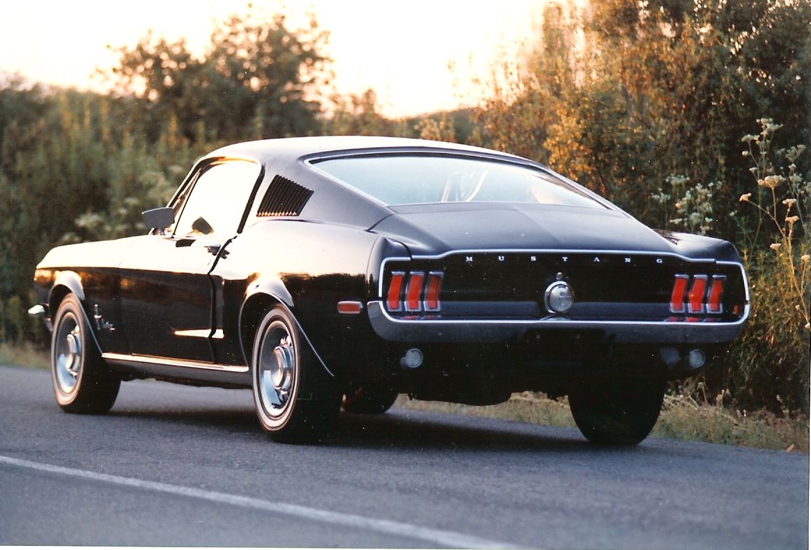 Ford Mustang nera 1968, 1164x790 HD, Laptop