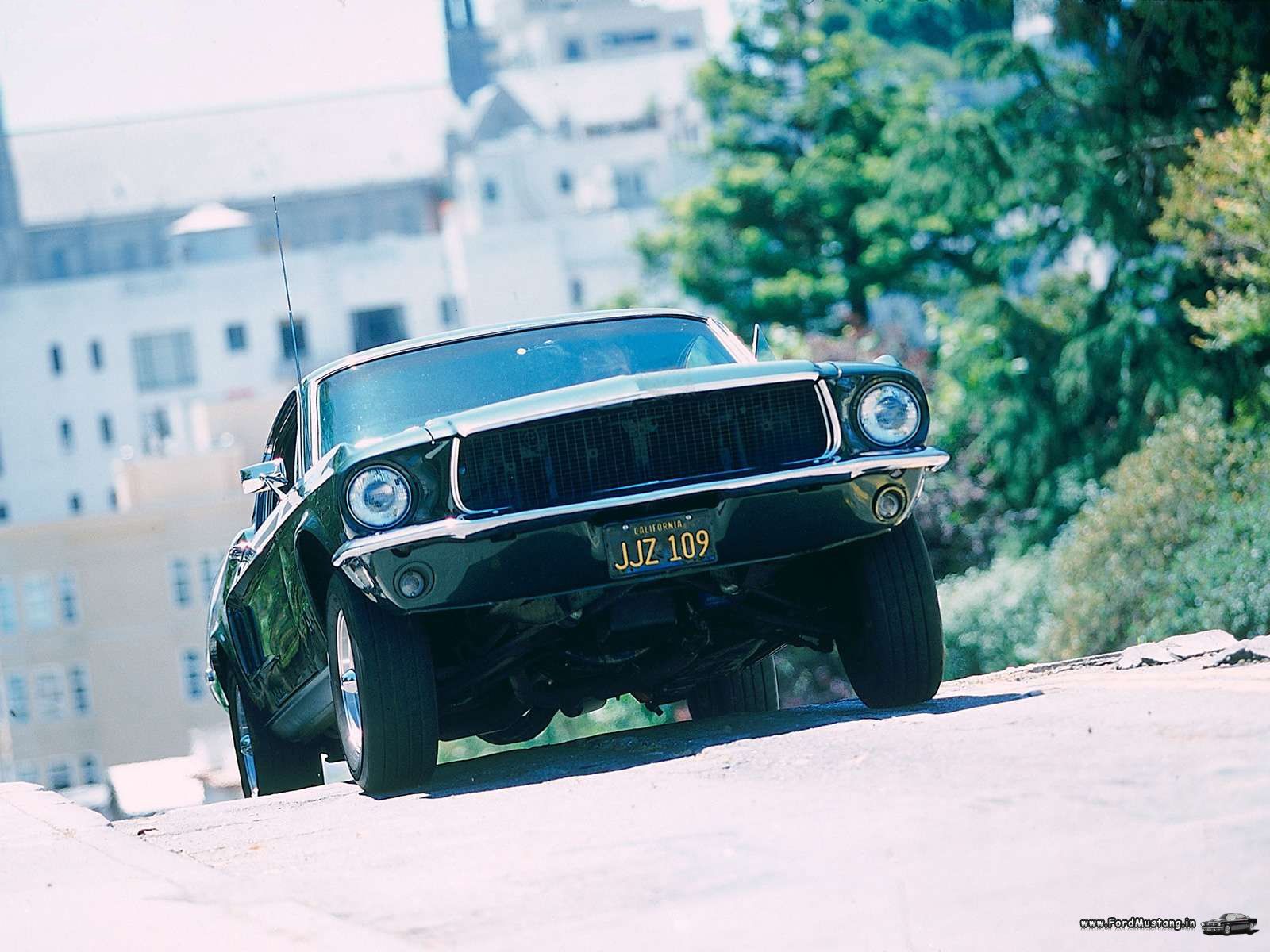 Ford Mustang verde 1968, 1600x1200 900p, PC