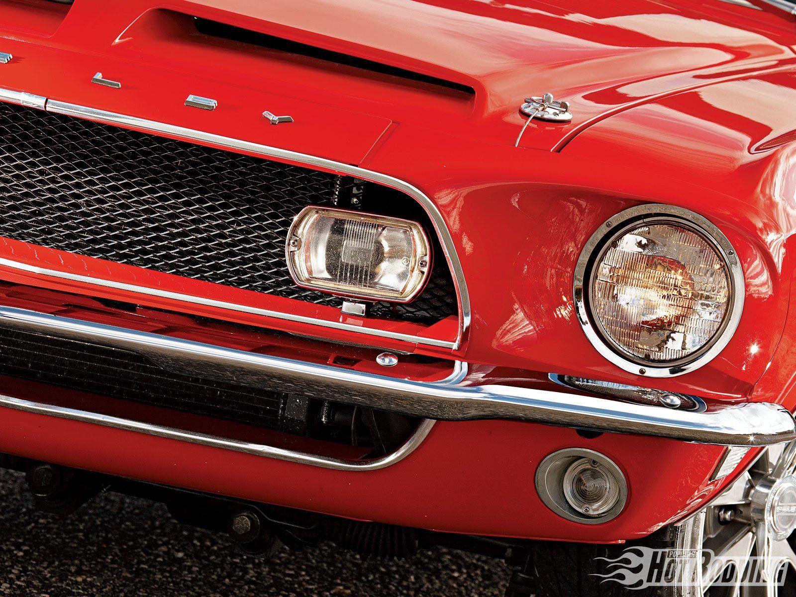 Mustang Shelby GT500 rossa dettaglio, 1600x1200 HD Ready, Desktop