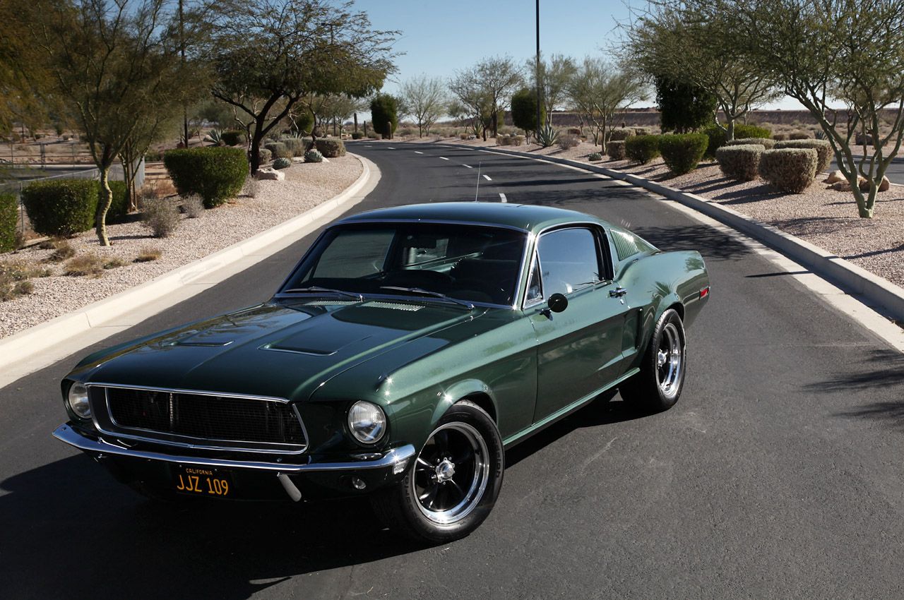 Ford Mustang verde 1968, 1280x850 720p, Laptop