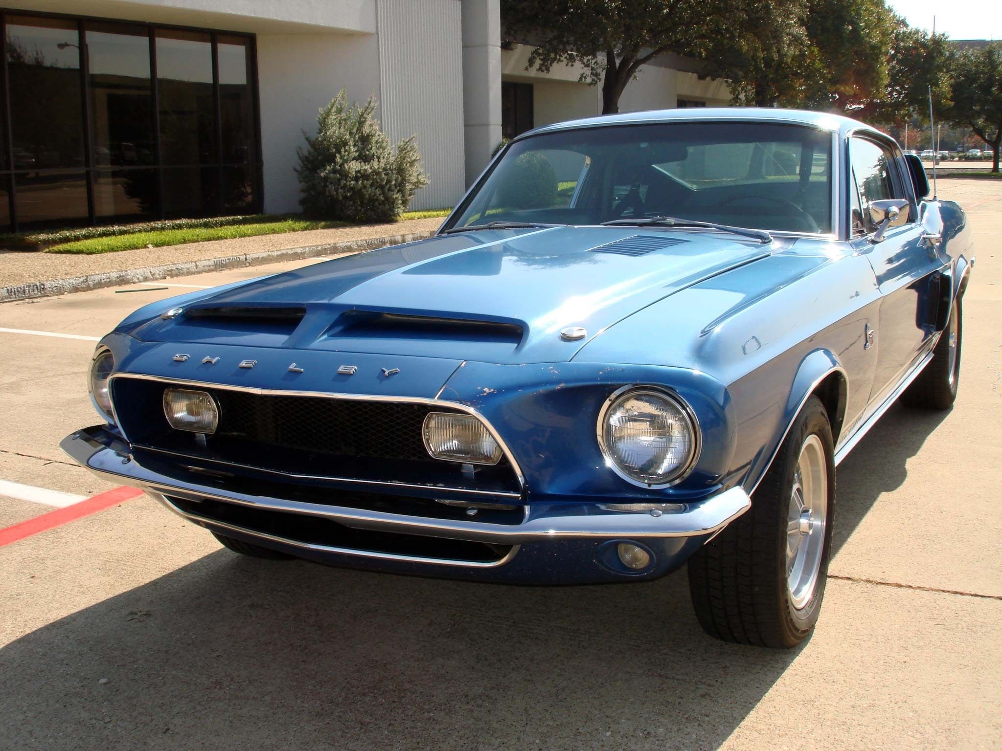 Ford Mustang blu 1968, 2048x1536 2K, PC