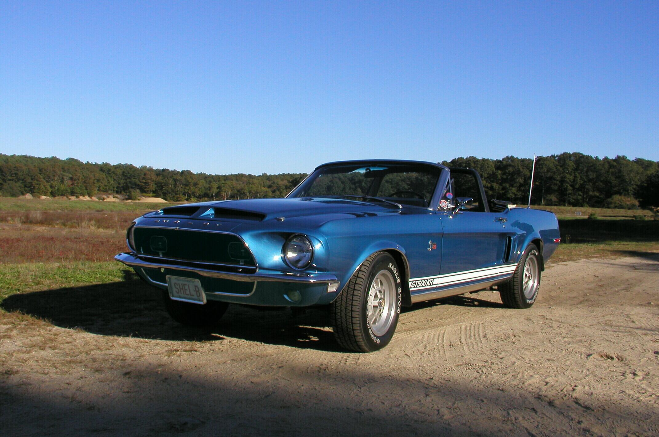 Ford Mustang Shelby blu decappottabile, 2142x1420 2K, Desktop