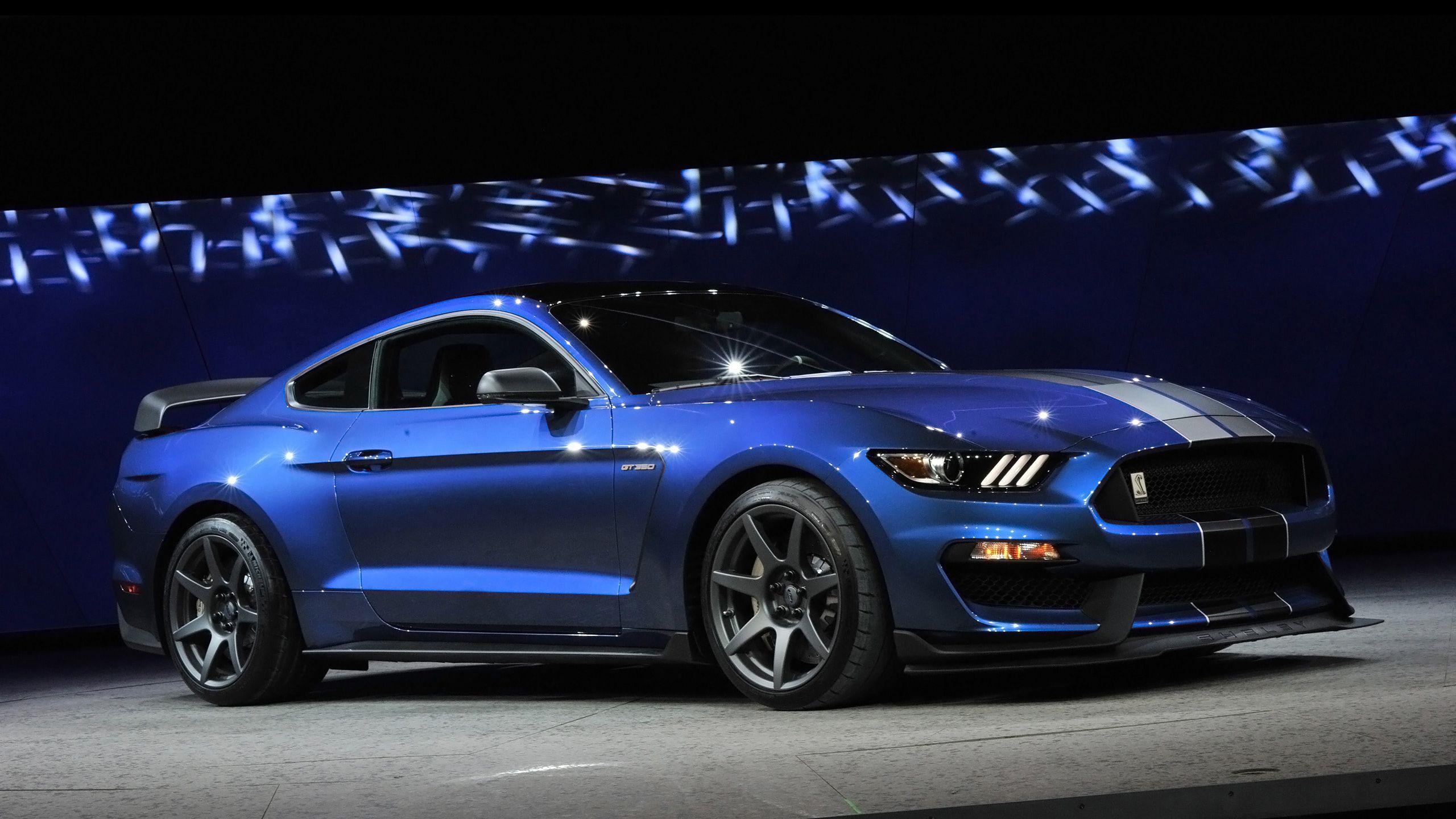 Ford Mustang Shelby blu, 2560x1440 QHD, Laptop
