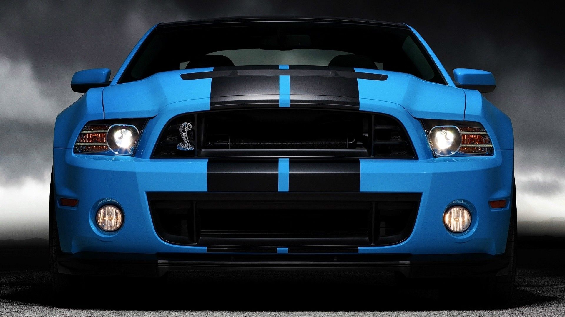 Ford Mustang Shelby blu, 1920x1080 Full HD 1080p, PC