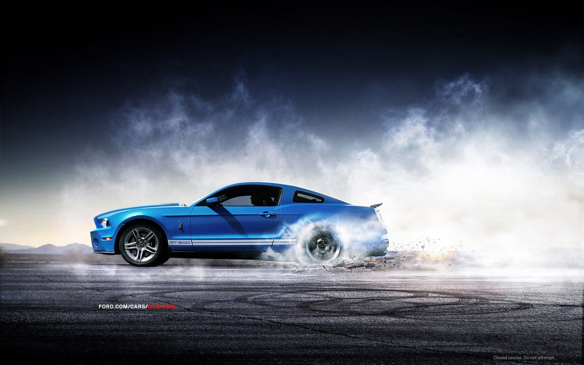 Ford Mustang blu drift, 1920x1200 WUXGA, Laptop