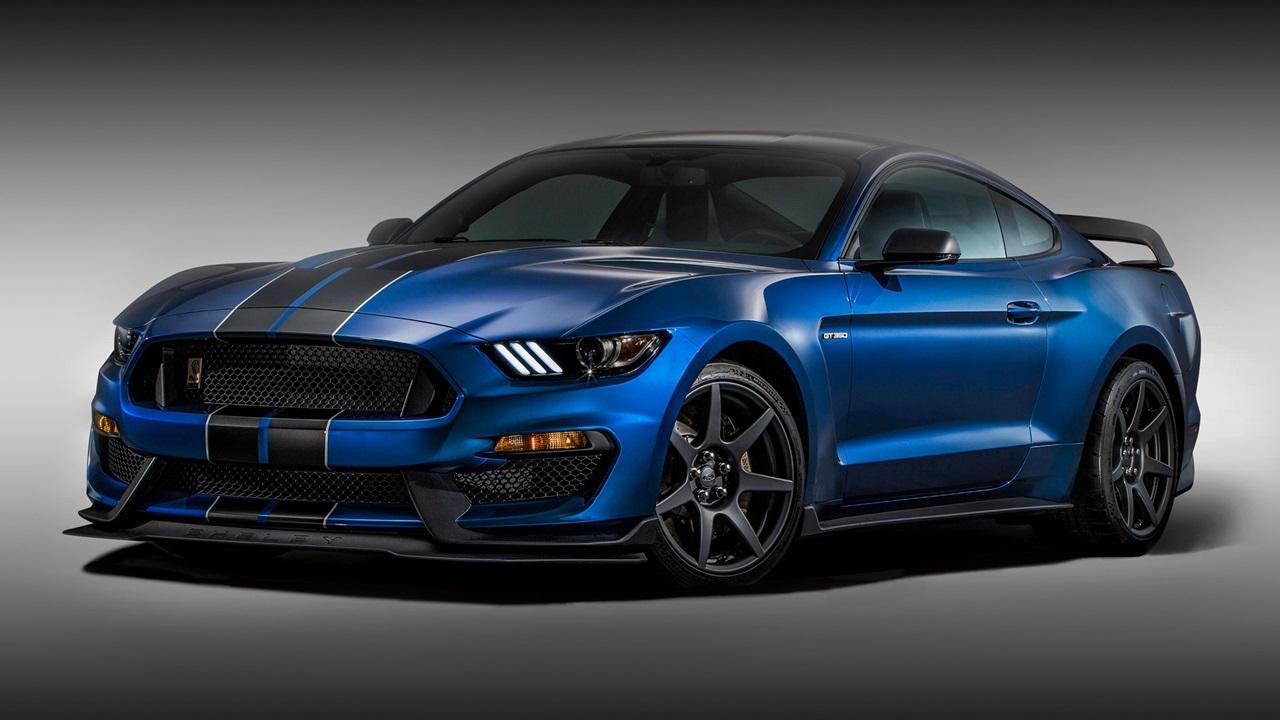 Ford Mustang Shelby blu, 1280x720 720p, PC
