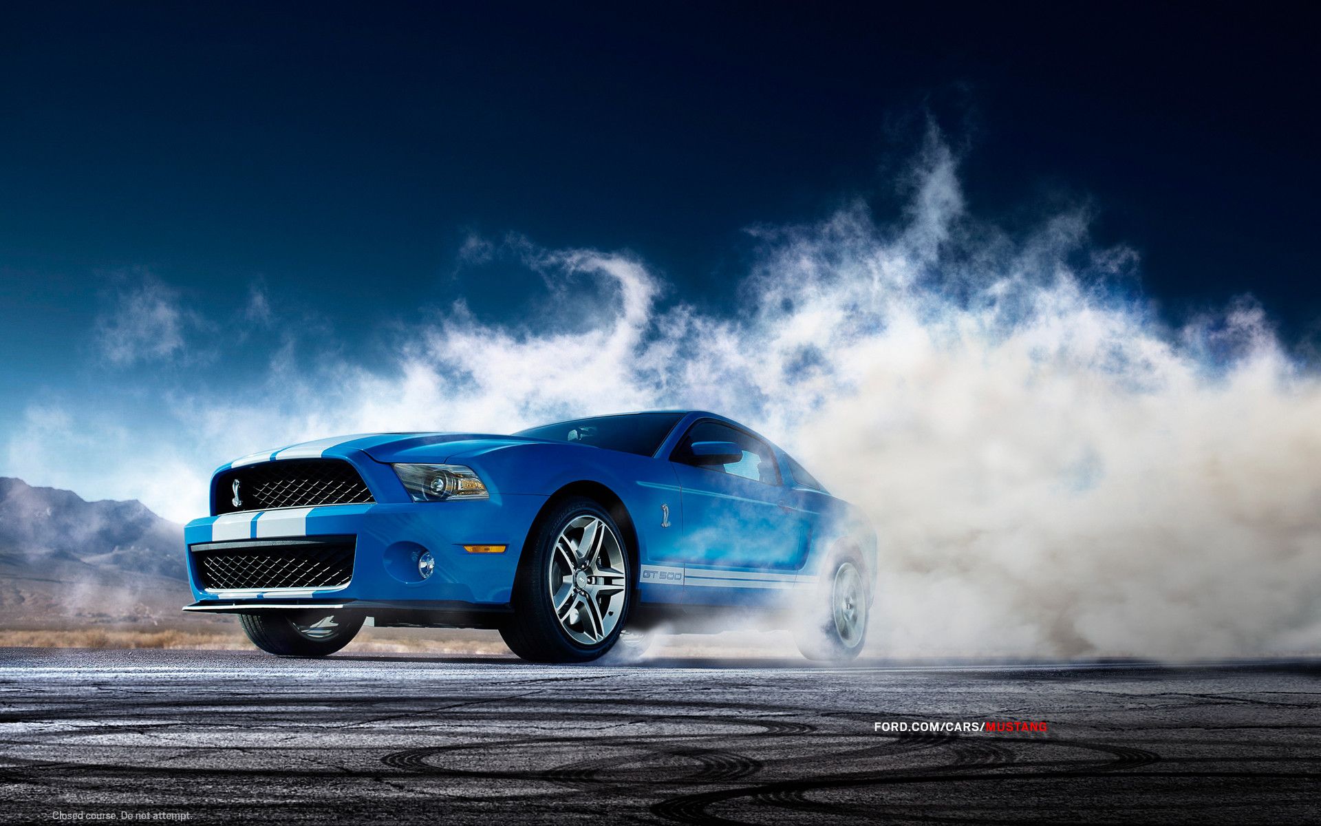 Ford Mustang blu drift, muscle car, 1920x1200 Full HD+, Desktop
