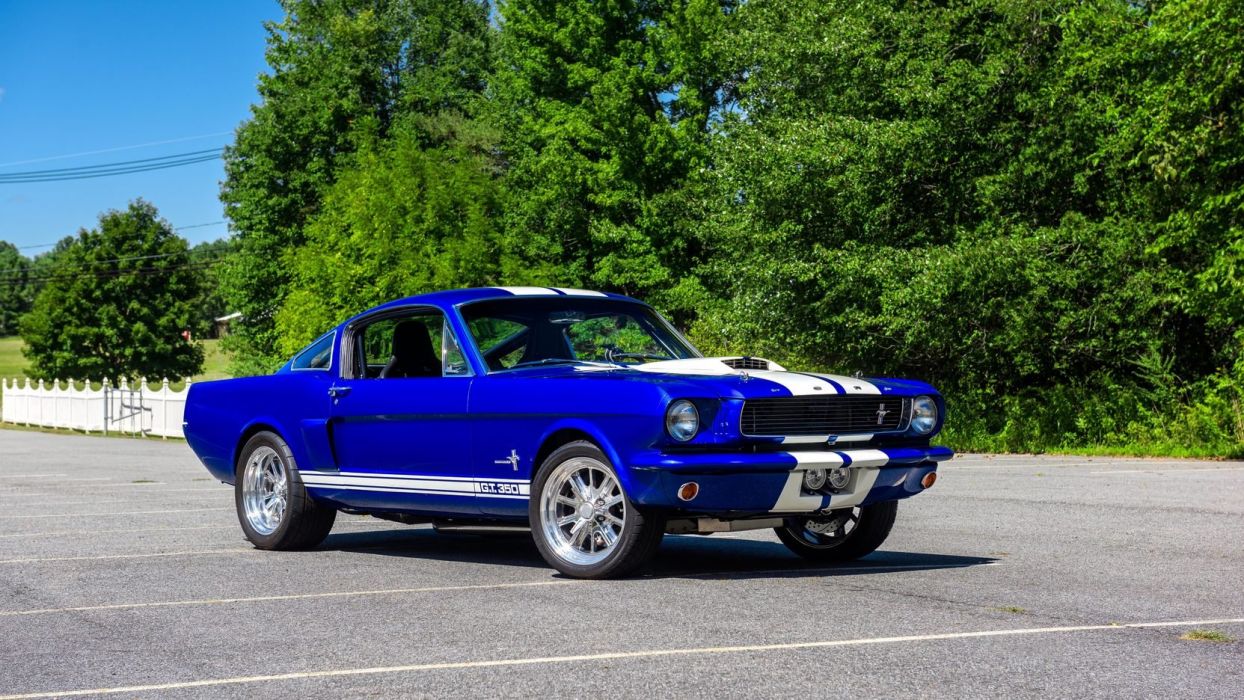 Ford Mustang blu classica, 1244x700 HD, PC