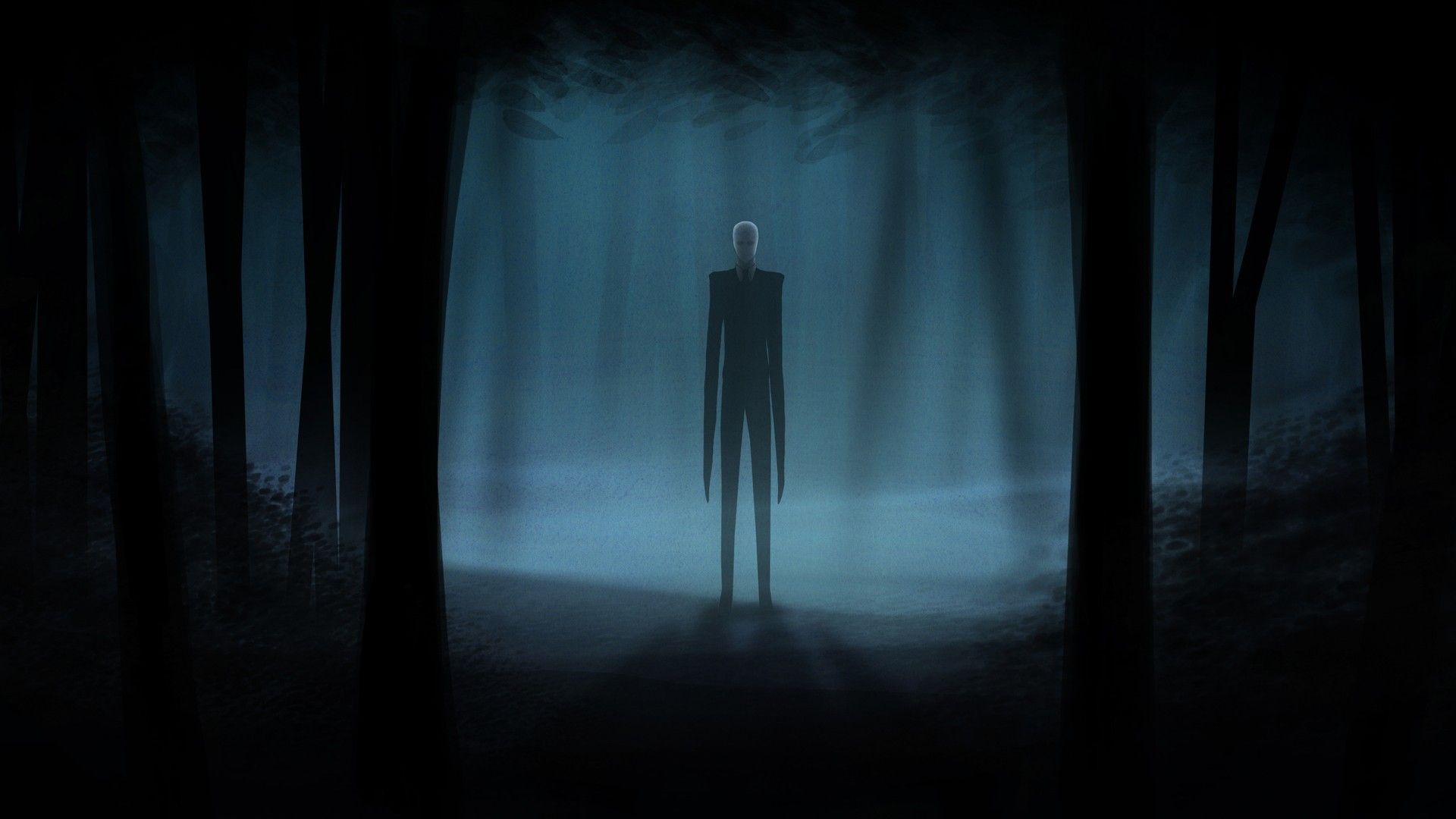 Slender Man foresta oscura, 1920x1080 Full HD, Desktop