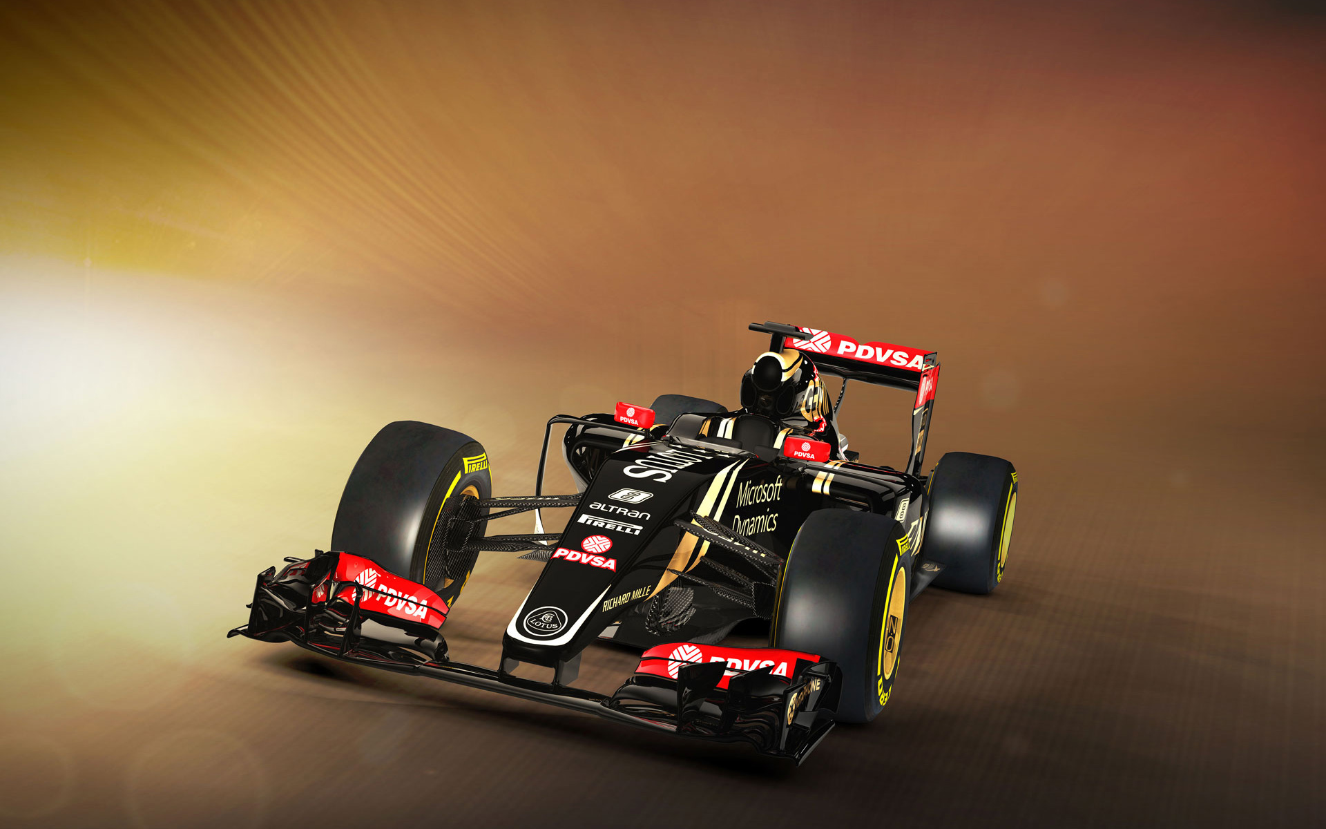 Auto Lotus Formula 1 nera, 1920x1200 Full HD+ WUXGA, Laptop