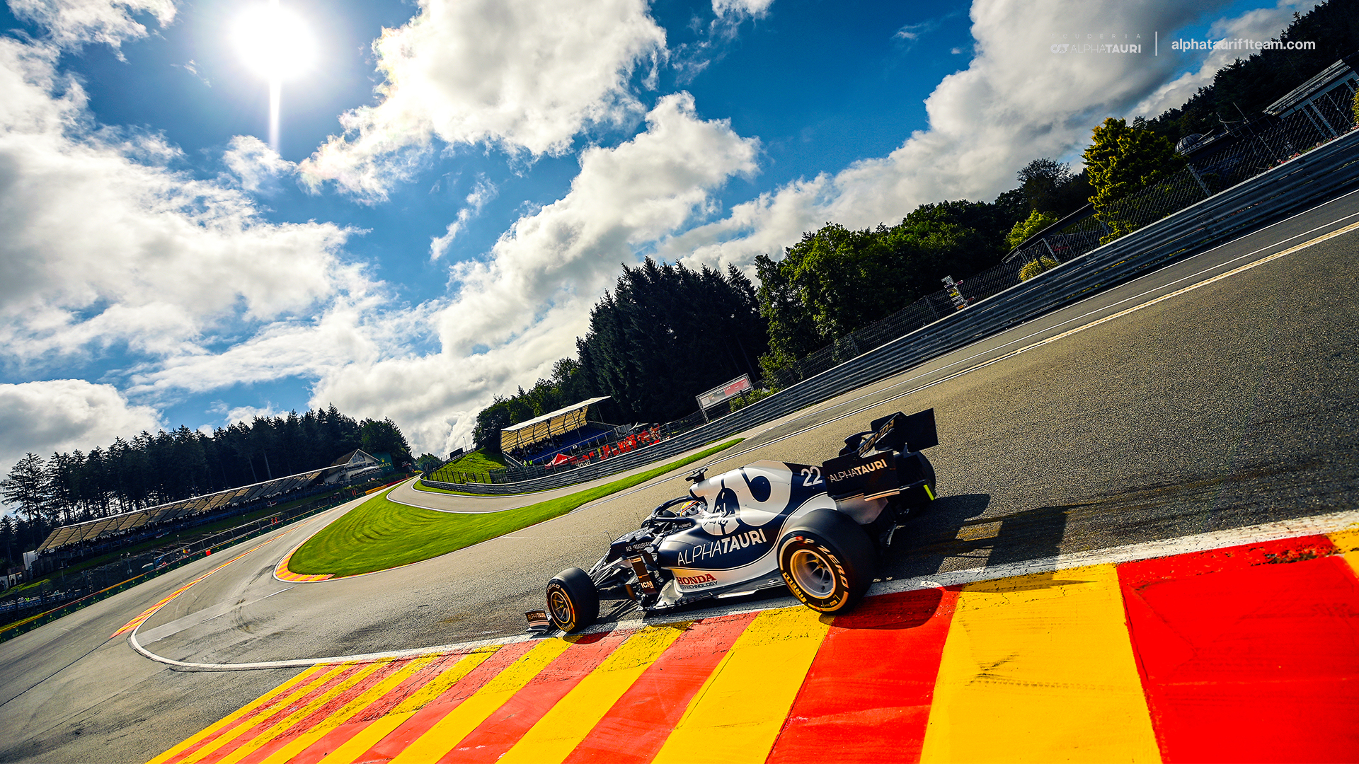 Auto F1 AlphaTauri pista, 1920x1080 Full HD, PC Desktop
