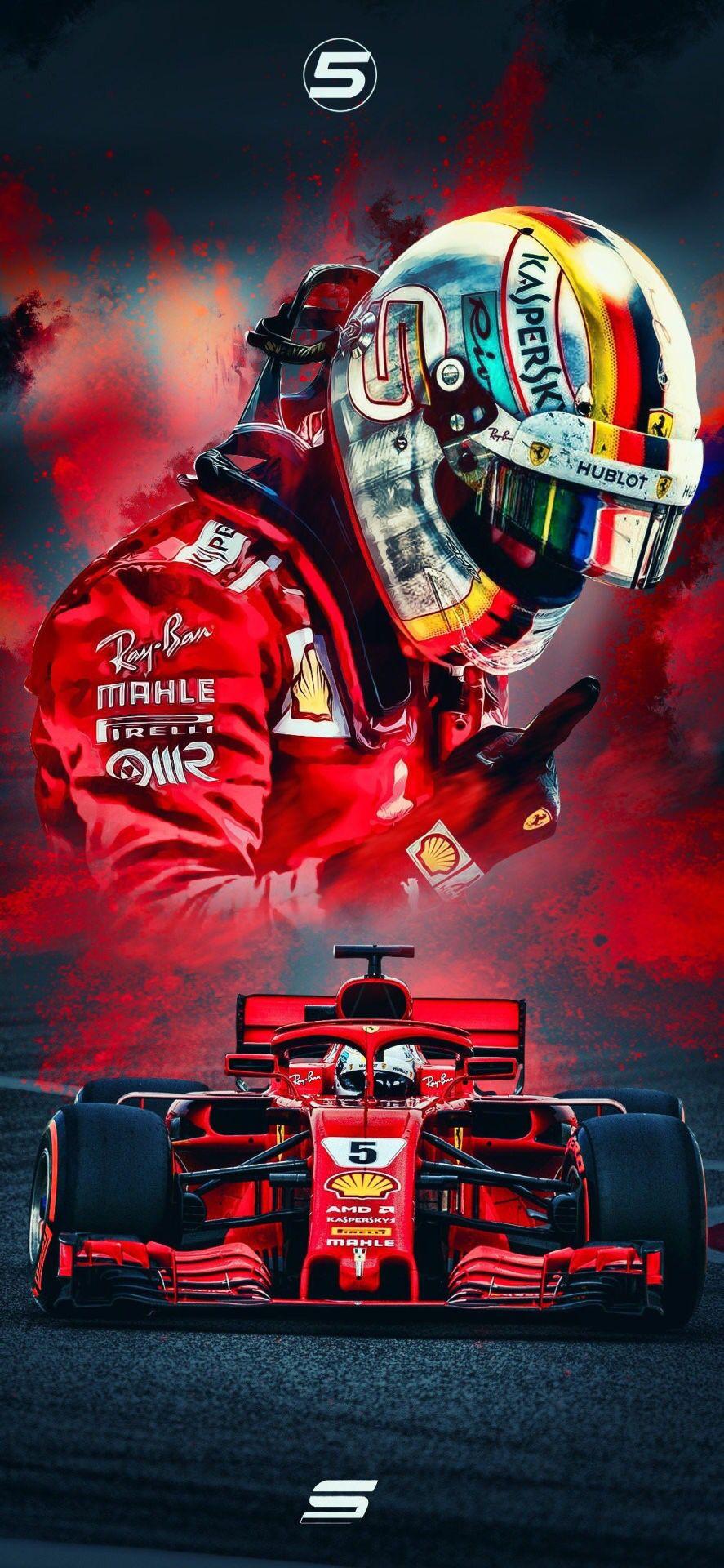 Ferrari Formula 1, casco pilota, supercar italiana, 887x1920 Verticale, Telefono