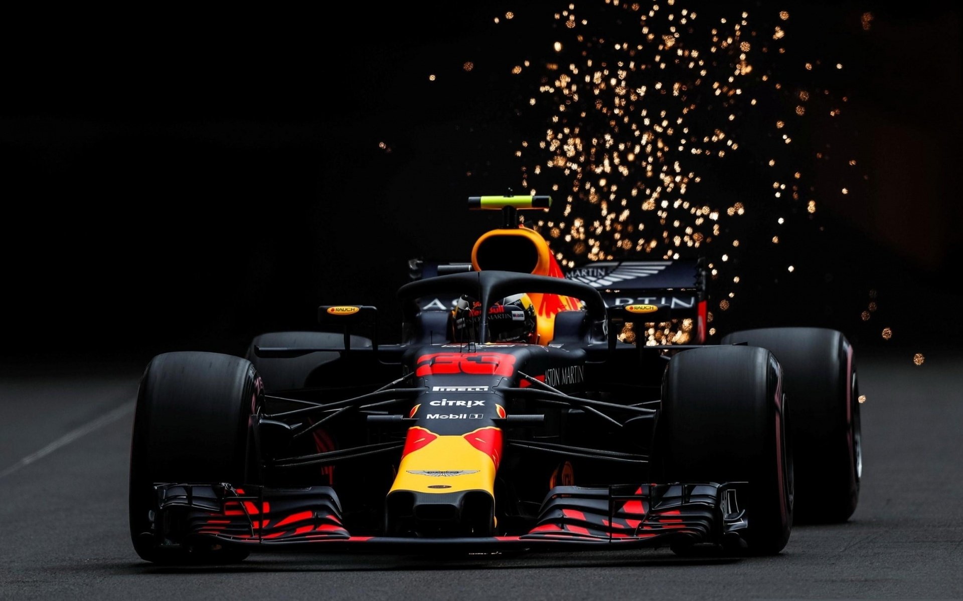 Auto Red Bull Formula 1 scintille, 1920x1200 Full HD+ WUXGA, Desktop