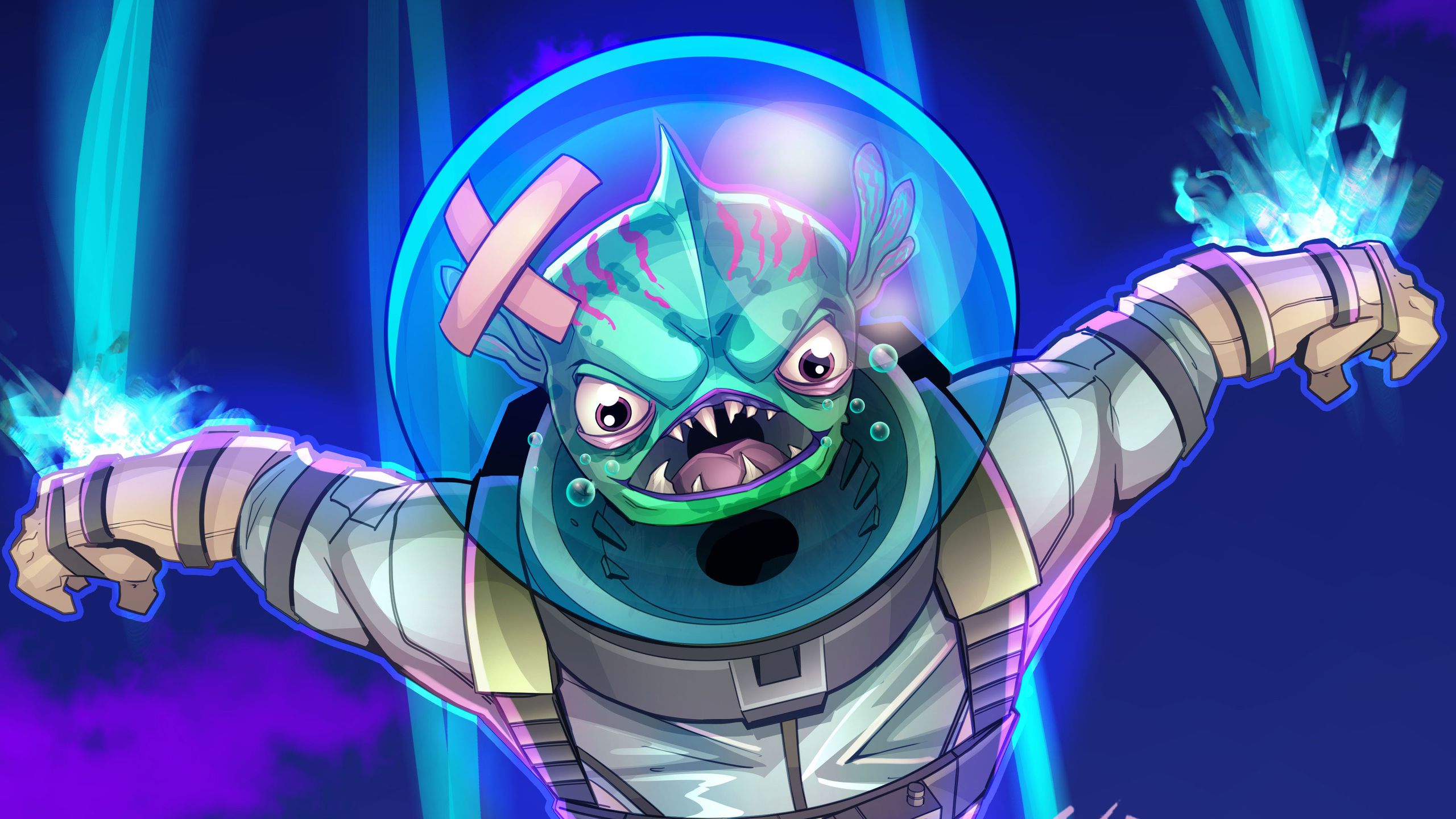 Personaggio alieno Fortnite casco spaziale, 2560x1440 2K, Desktop