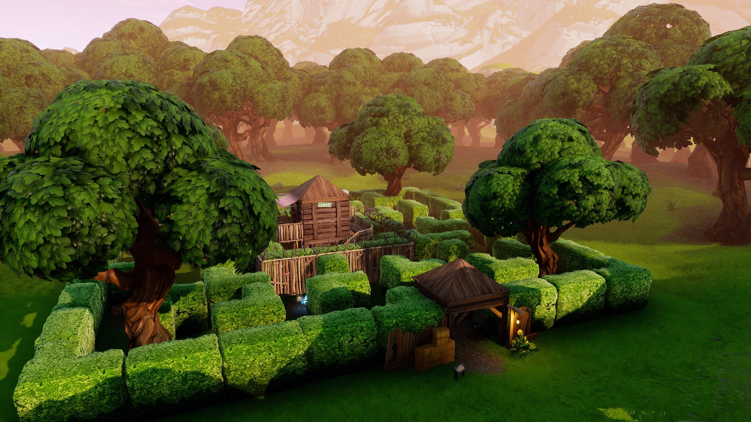 Fortnite labirinto verde arbusti, 2560x1440 QHD, Laptop
