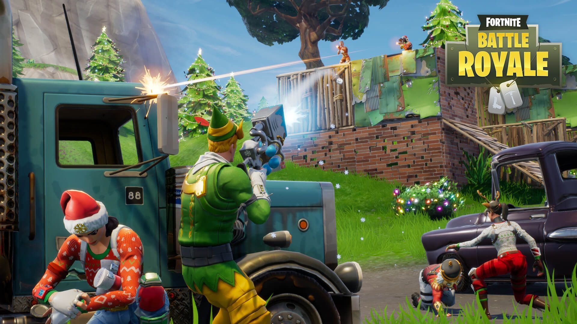 Fortnite Battle Royale personaggi camion, 1920x1080 Full HD, Desktop