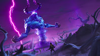 Personaggio gigante Fortnite viola, 3840x2160 4K Ultra HD, Monitor 4K