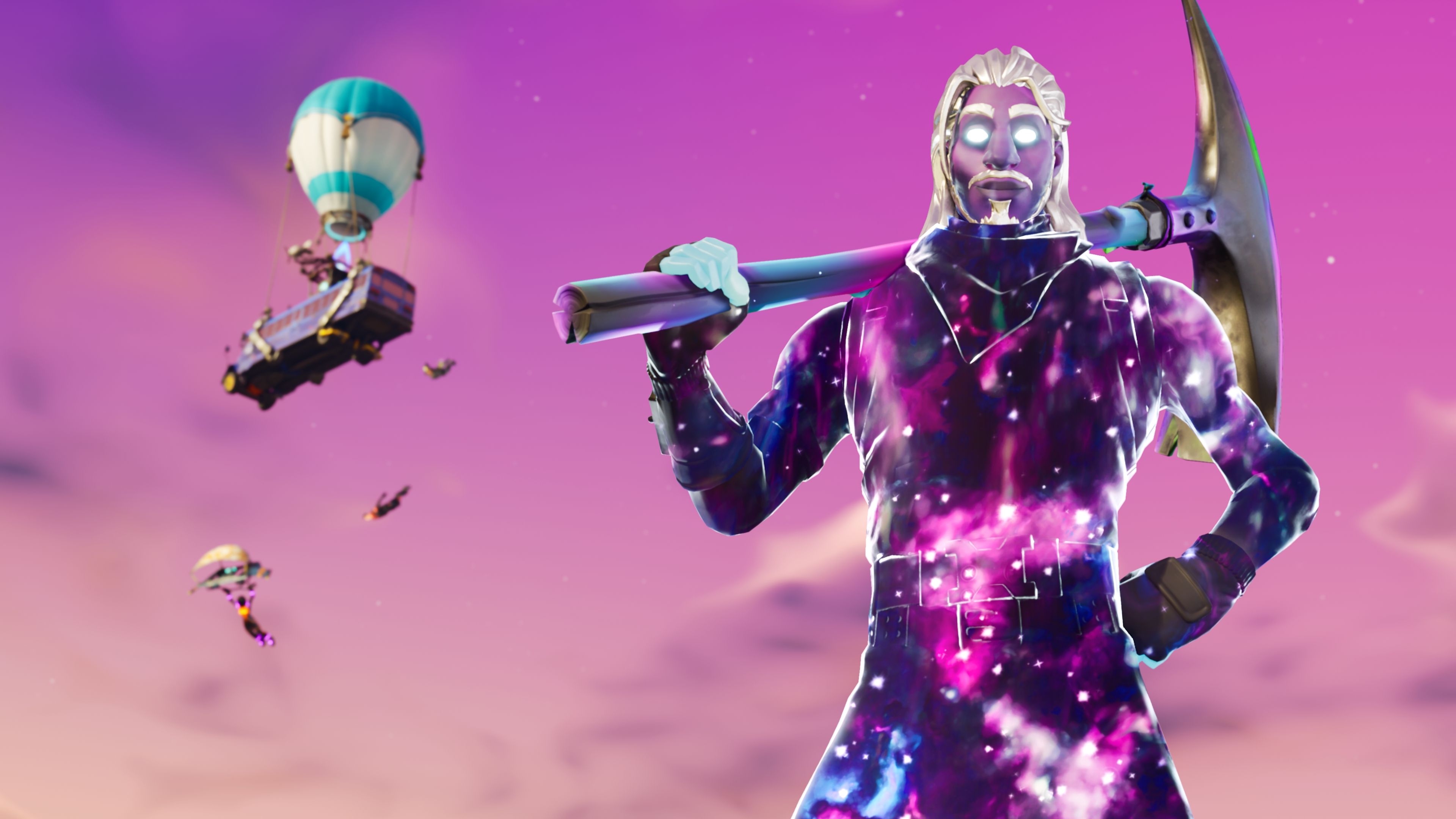 Personaggio Galaxy Fortnite, 3840x2160 UHD, PC 4K