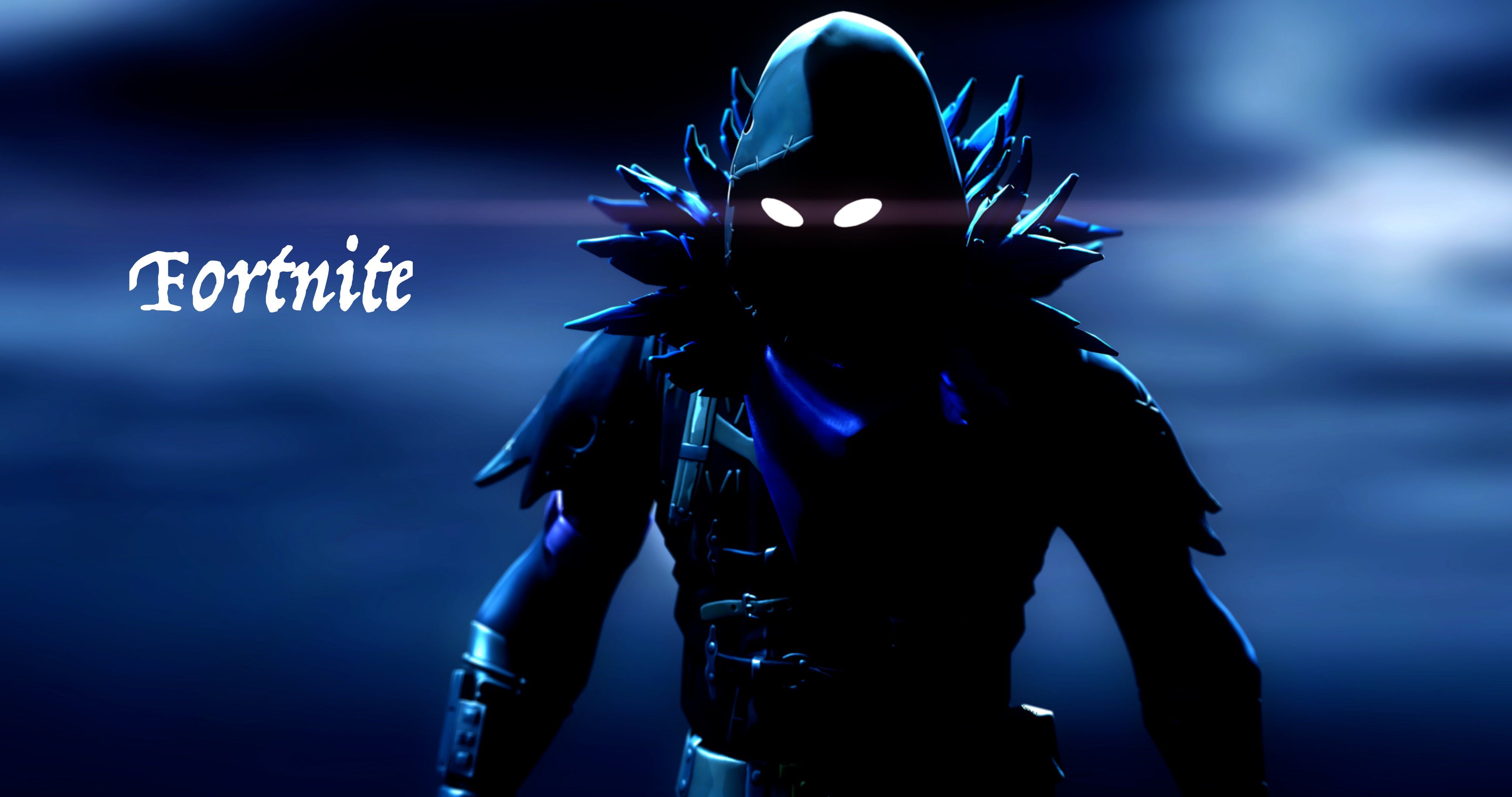 Fortnite personaggio Raven blu scuro, 4096x2160 4K, Desktop 4K