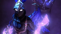 Personaggio Fortnite fiamme blu, 3840x2160 Ultra HD, Monitor 4K