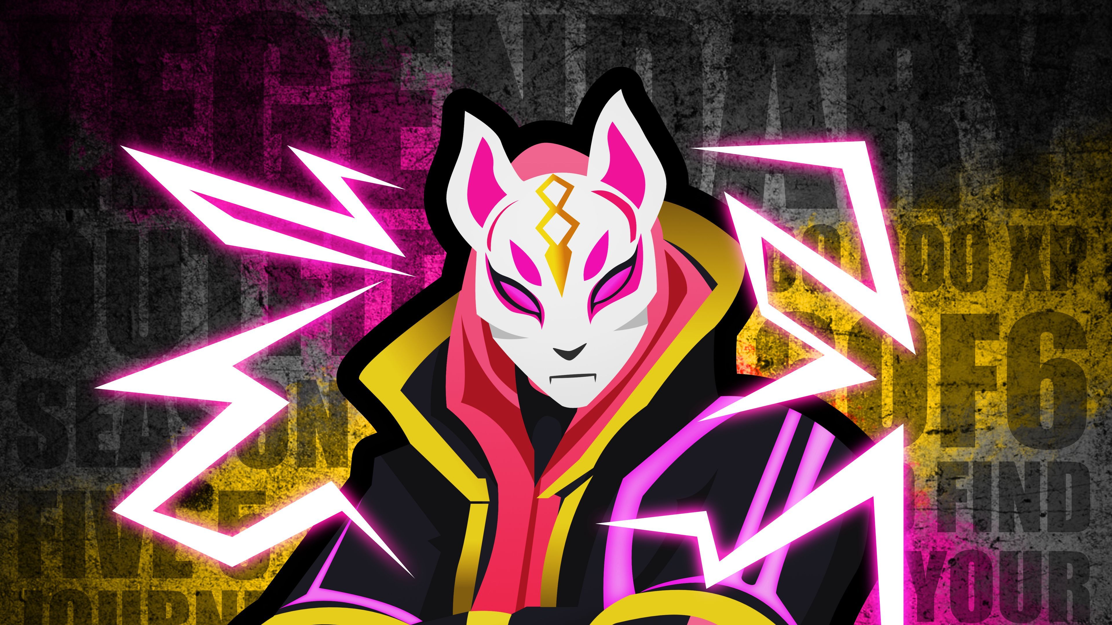Fortnite Drift personaggio poster, 3840x2160 4K Ultra HD, Monitor 4K