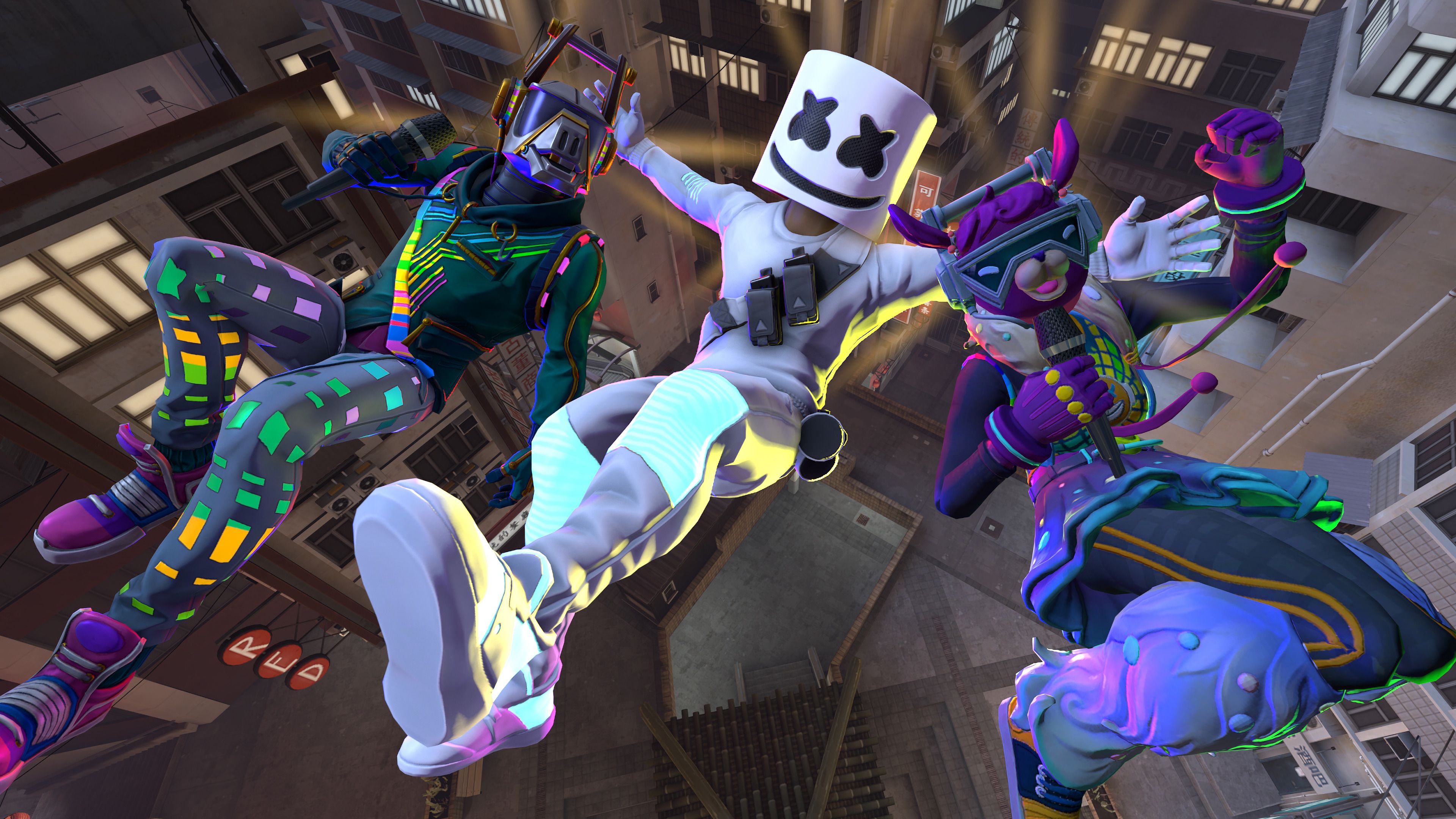 Marshmello DJ Fortnite personaggi, 3840x2160 UHD, Monitor 4K