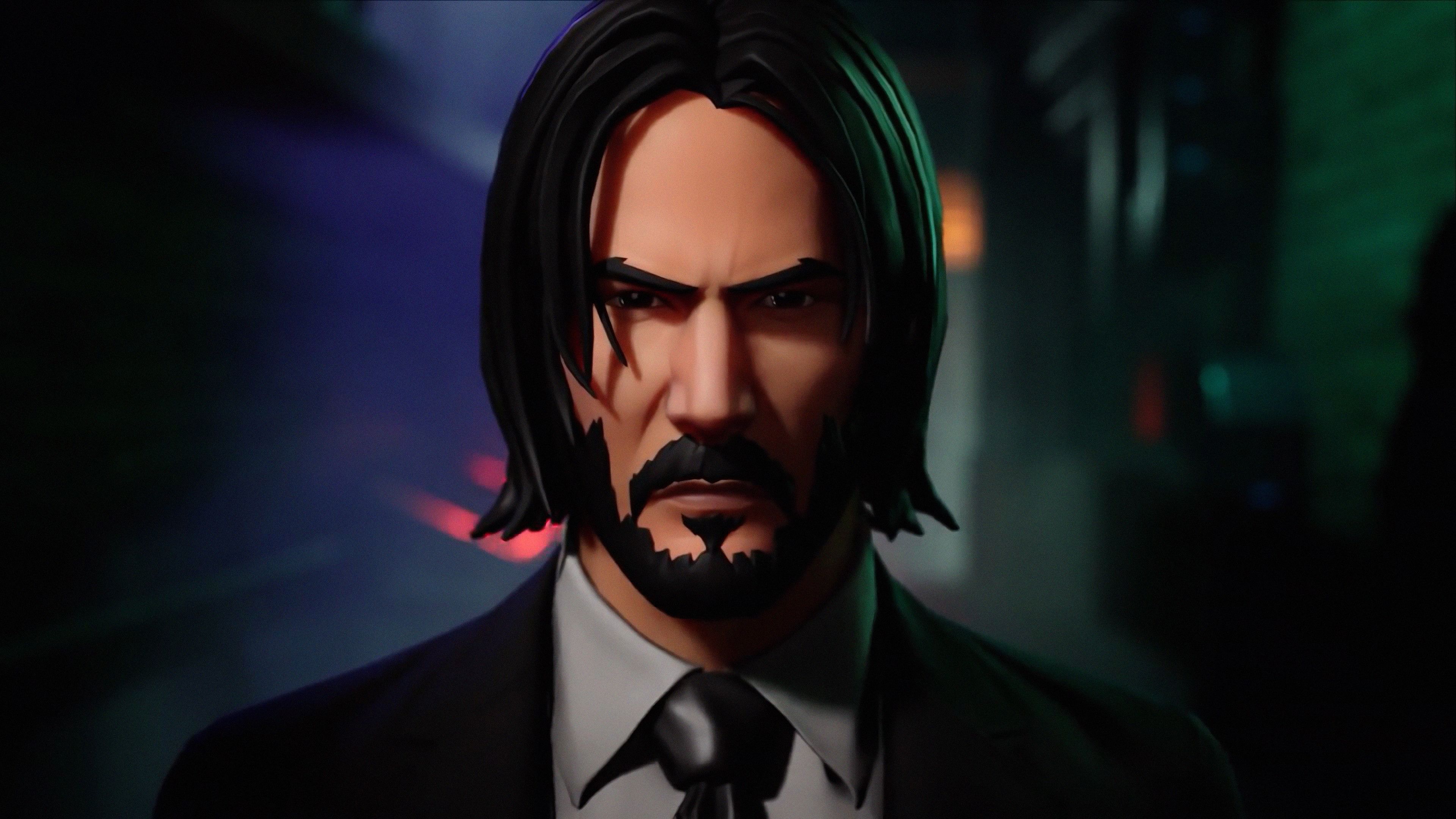 John Wick personaggio Fortnite, 3840x2160 4K, Desktop 4K