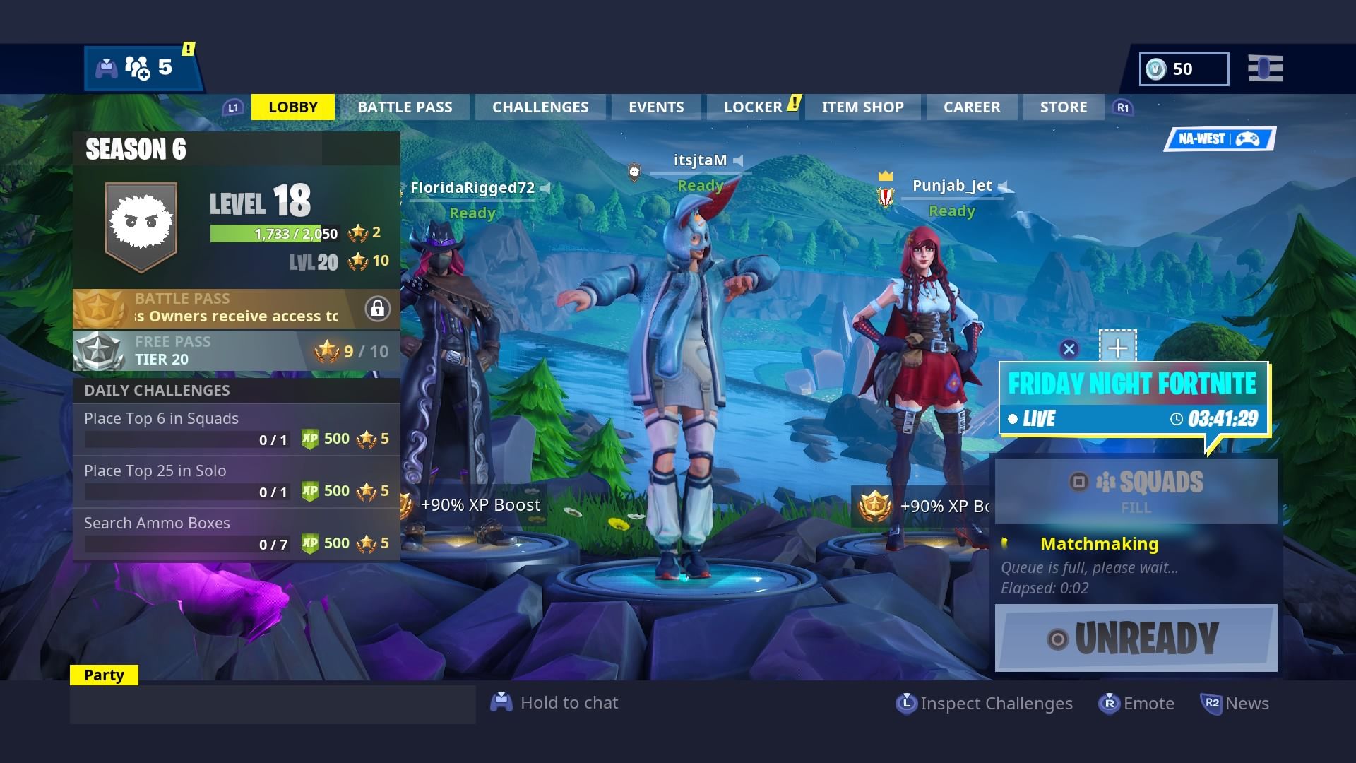 Personaggi Fortnite in azione, 2174x1080 2K, Desktop