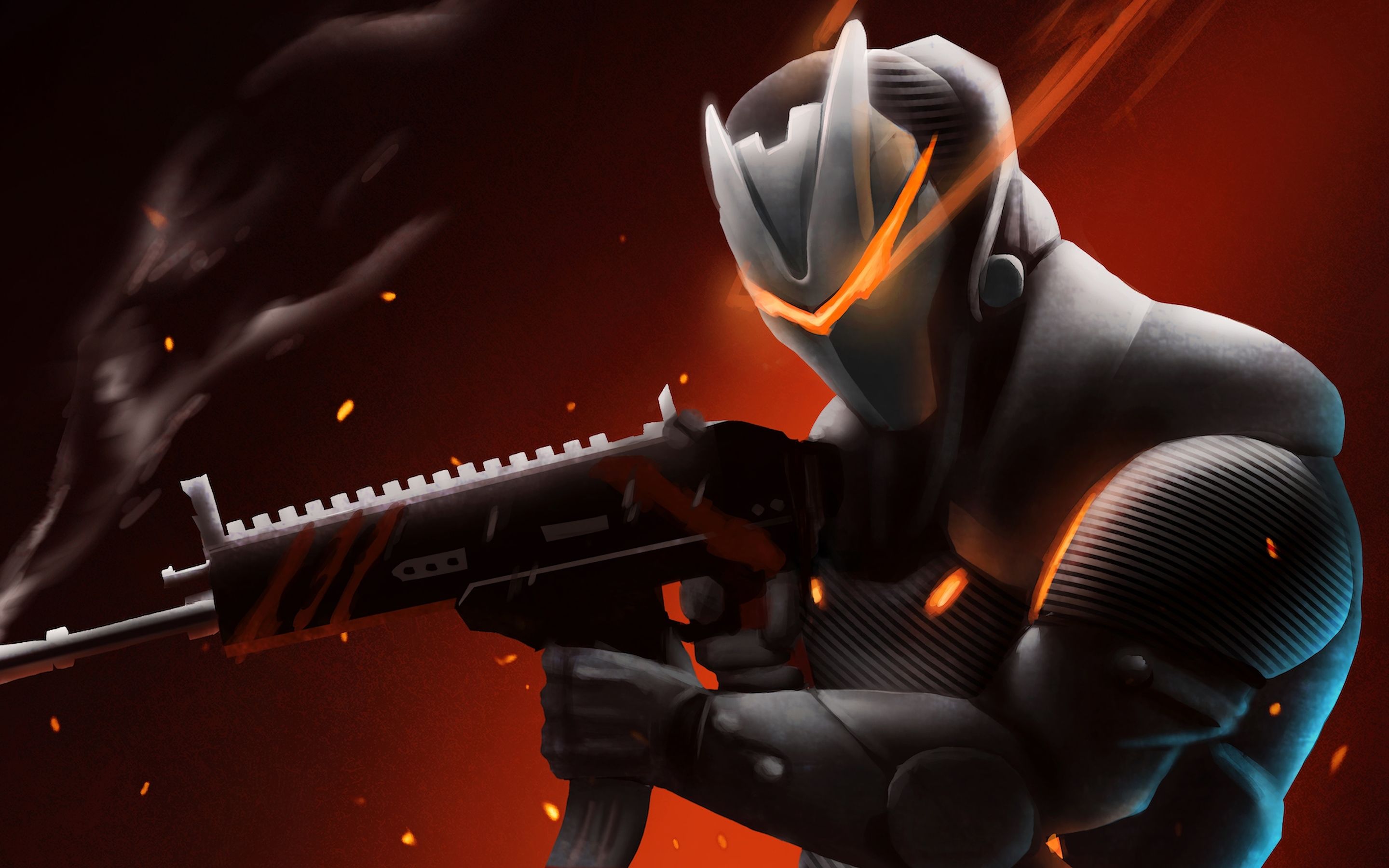 Omega con fucile Fortnite, 2880x1800 2K+, MacBook Pro