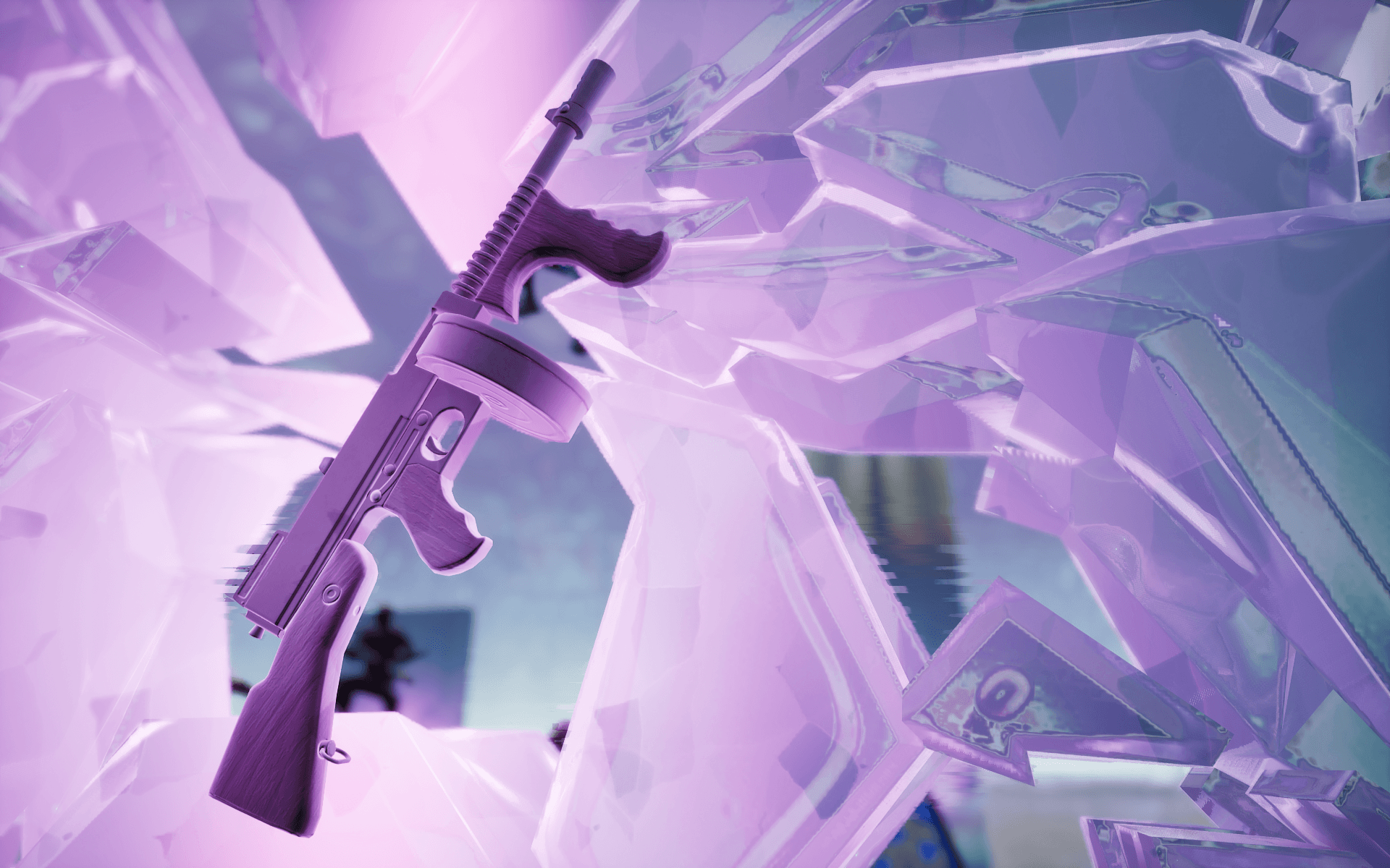 Drum Gun Fortnite viola, 1920x1200 Full HD+, Desktop