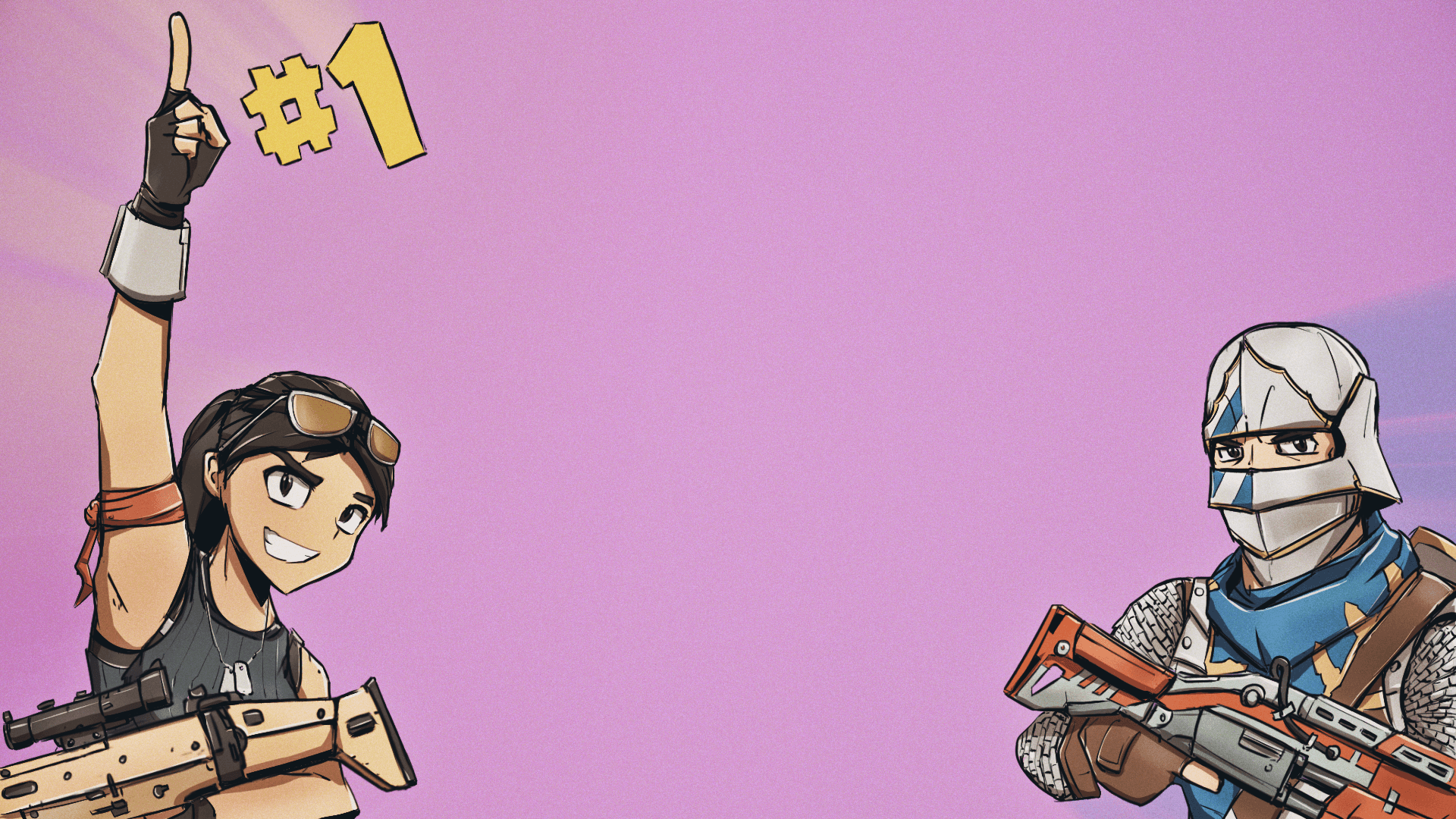 Personaggi Fortnite con armi, 1920x1080 1080p, PC Desktop