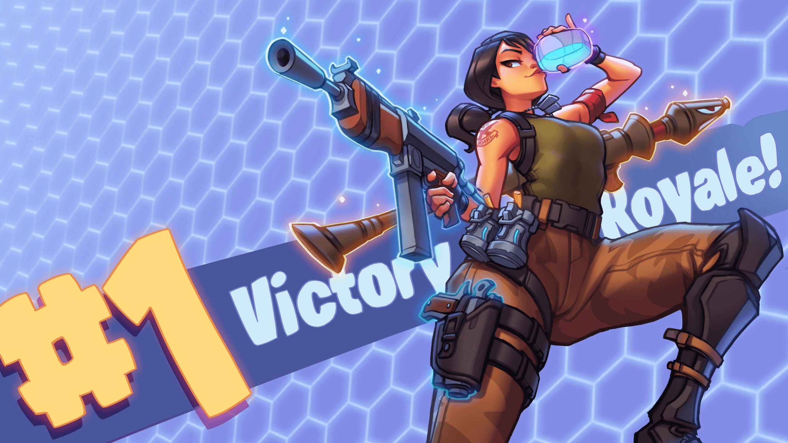 Personaggio Fortnite Victory Royale, 2560x1440 2K QHD, PC