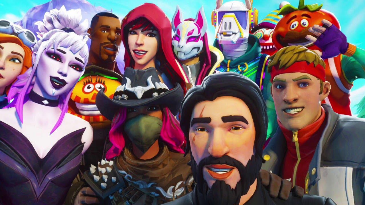 Personaggi skin Fortnite gruppo, 1280x720 HD, Desktop