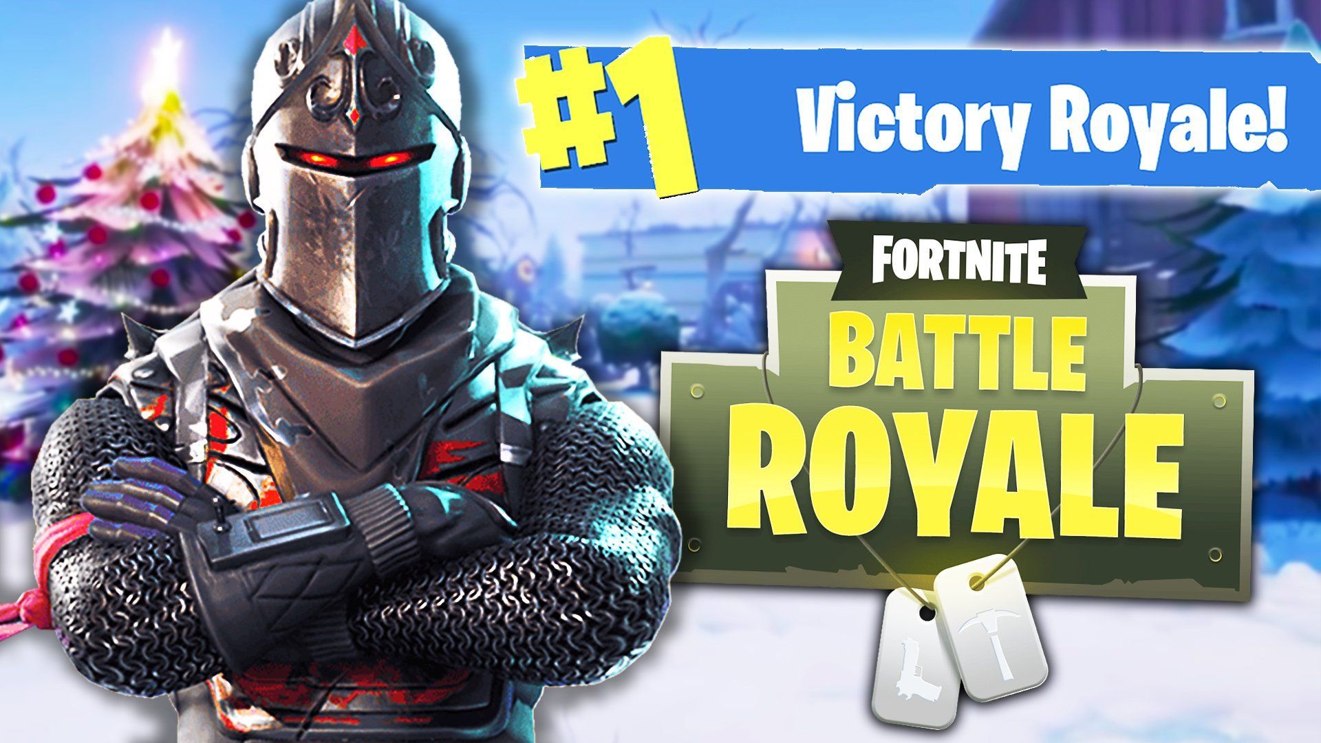 Fortnite Black Knight Victory Royale, Epic Games, 1920x1080 Full HD, PC