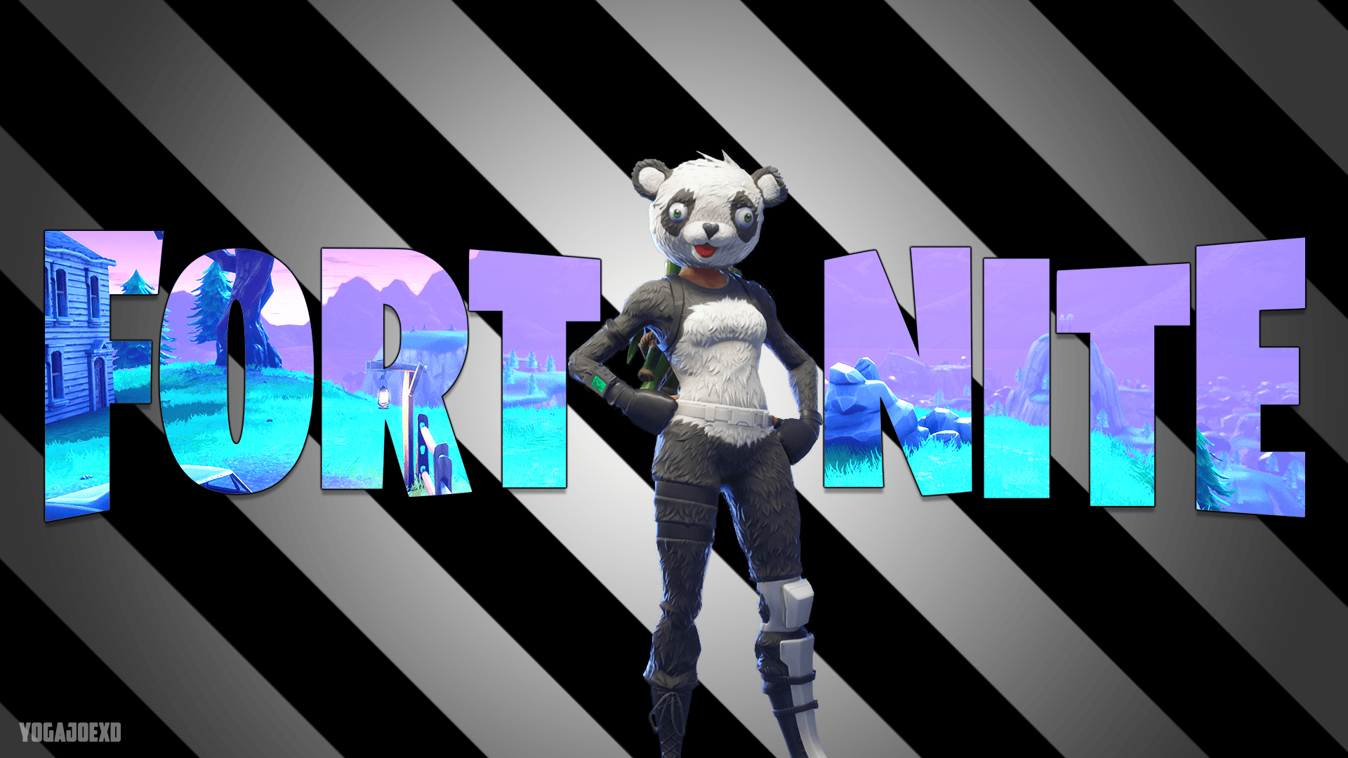 Personaggio Fortnite con fucile, 1920x1080 Full HD, Laptop