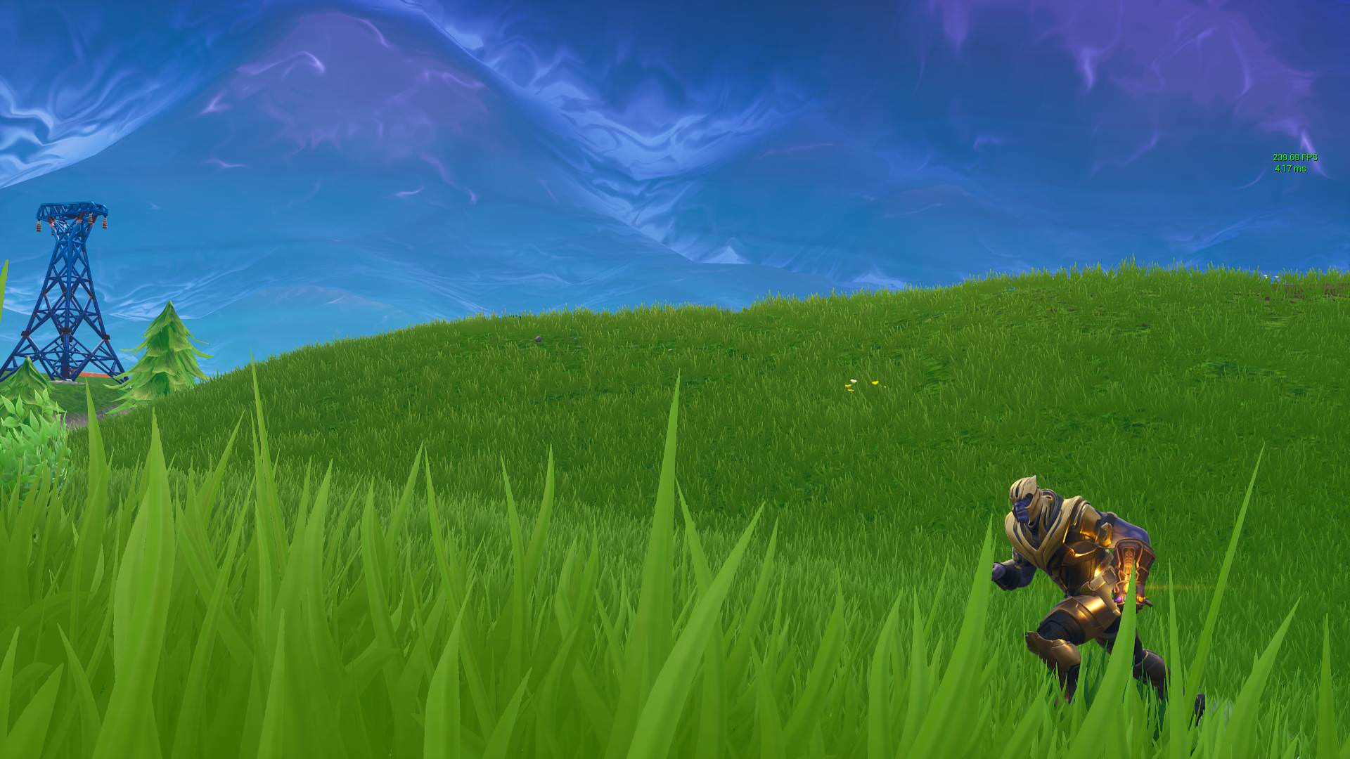 Personaggio Fortnite campo erboso, 1920x1080 Full HD, Laptop