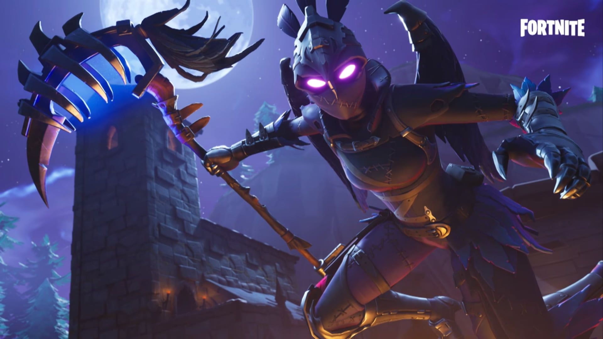 Personaggio Raven Fortnite notturno, 1920x1080 1080p, Desktop